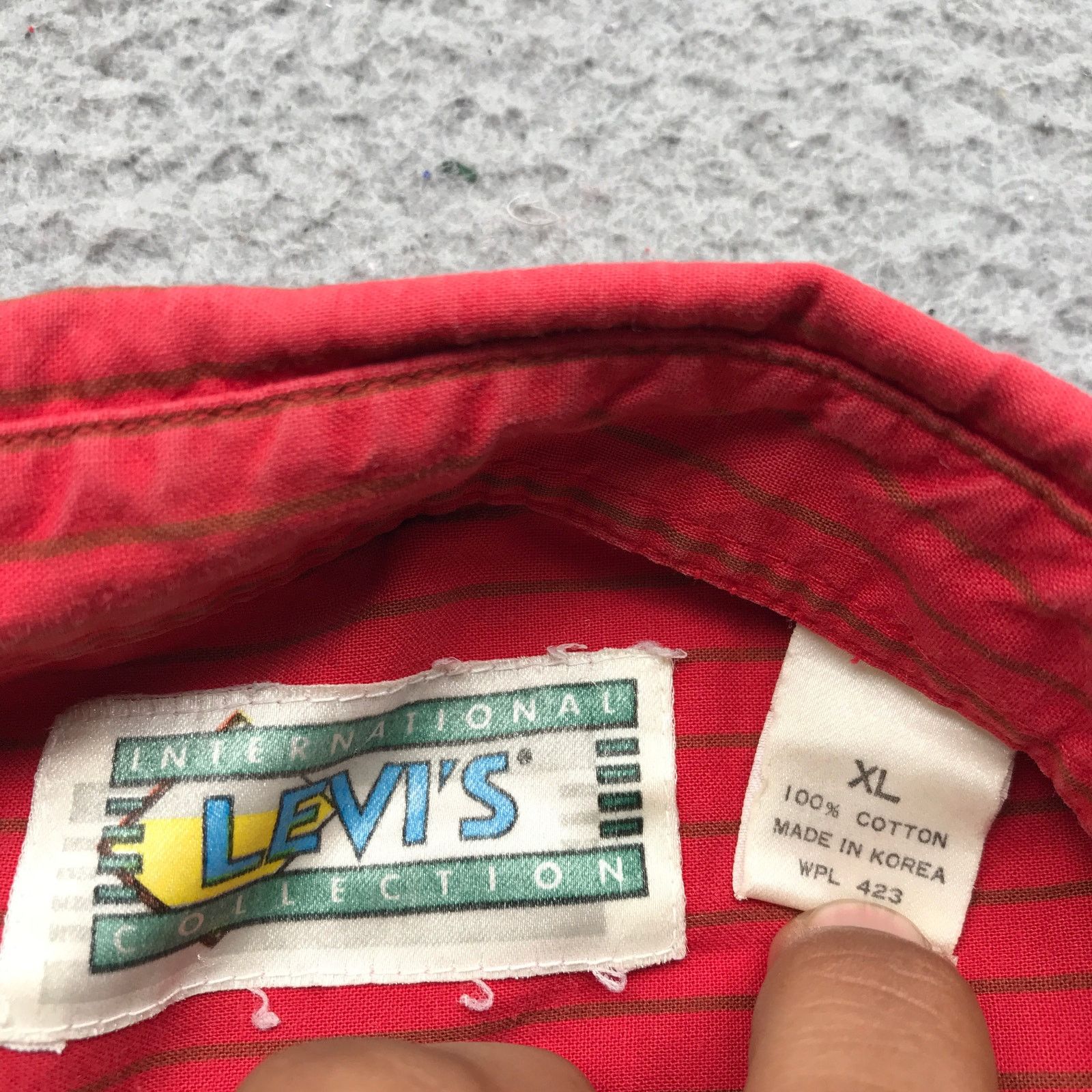 Levi's VTG Levis International Collection Button Up Shirt Men XL Size US XL / EU 56 / 4 - 5 Thumbnail