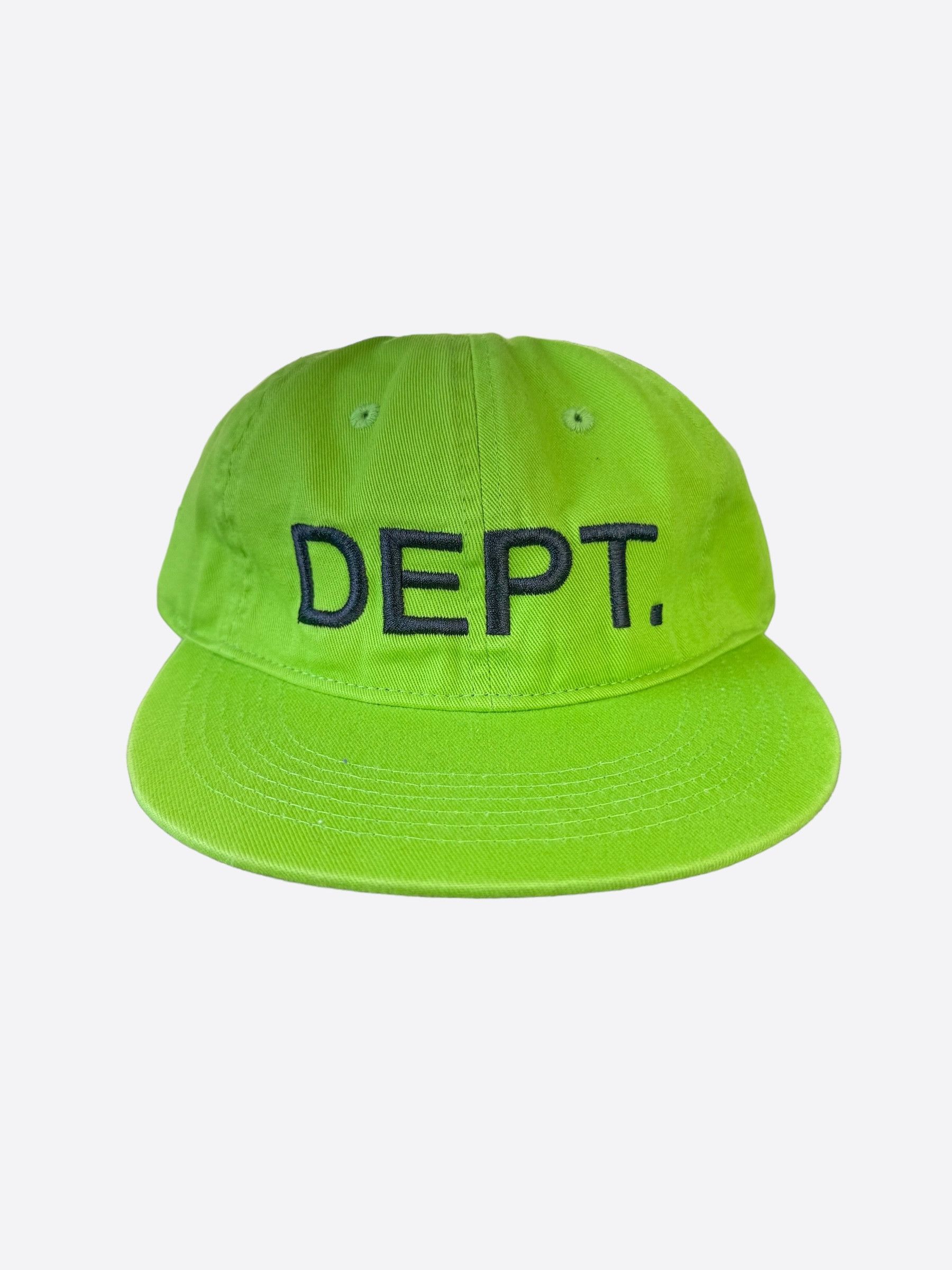 Gallery Dept. Gallery Dept Green & Black DEPT. Logo Hat Size ONE SIZE - 1 Thumbnail