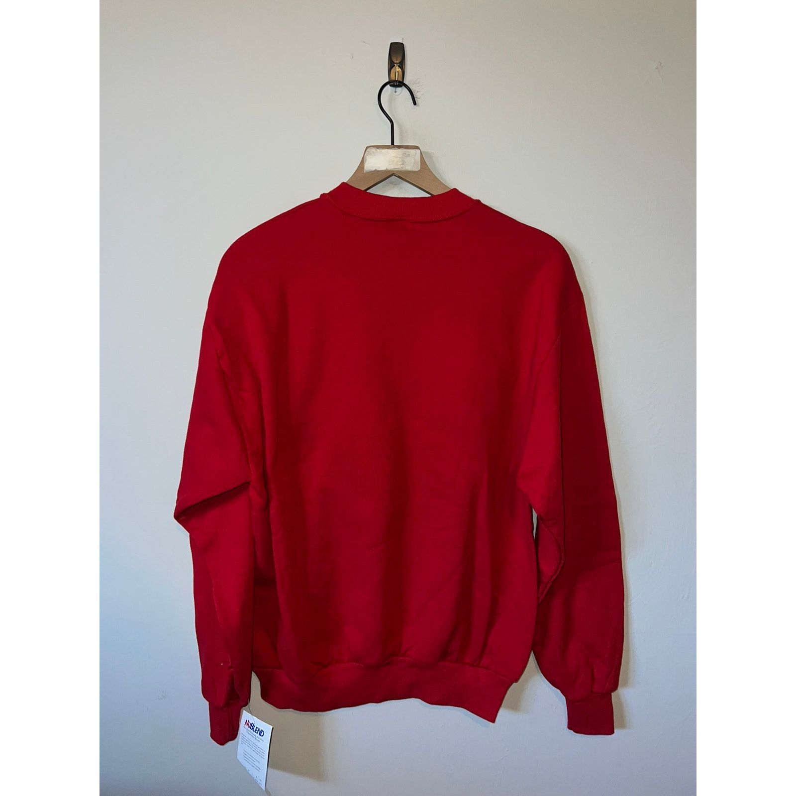 Jerzees Vintage Utah Sweatshirt Moose Skiing Red Ski Crewneck 90s M Size US M / EU 48-50 / 2 - 9 Thumbnail