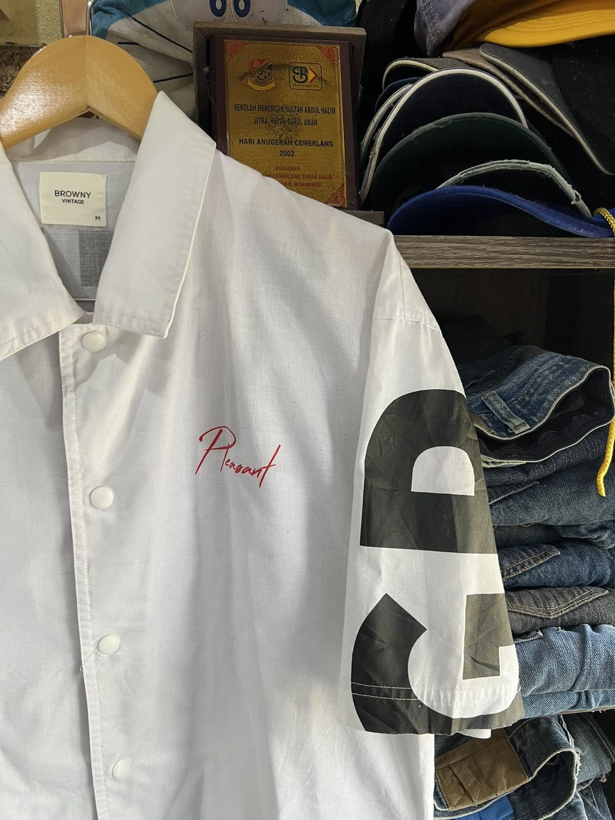 Japanese Brand 🔥Browny Vintage Big Grateful Shirts Size US M / EU 48-50 / 2 - 4 Thumbnail