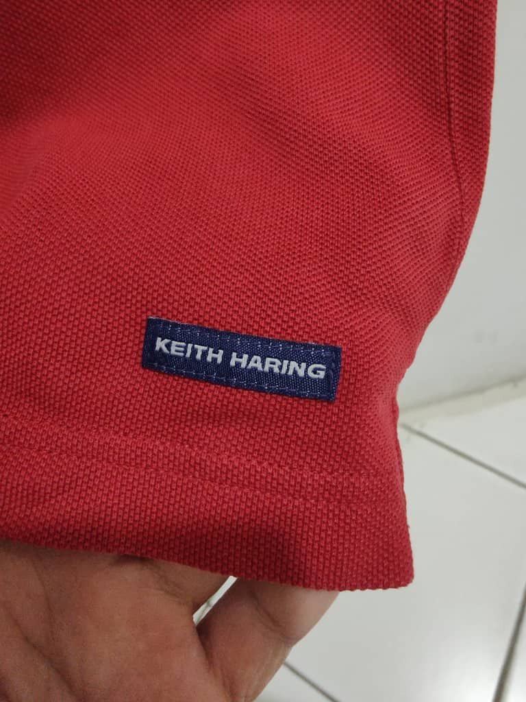 Keith Haring vintage red Keith Haring Shirt Polos Size US L / EU 52-54 / 3 - 7 Thumbnail