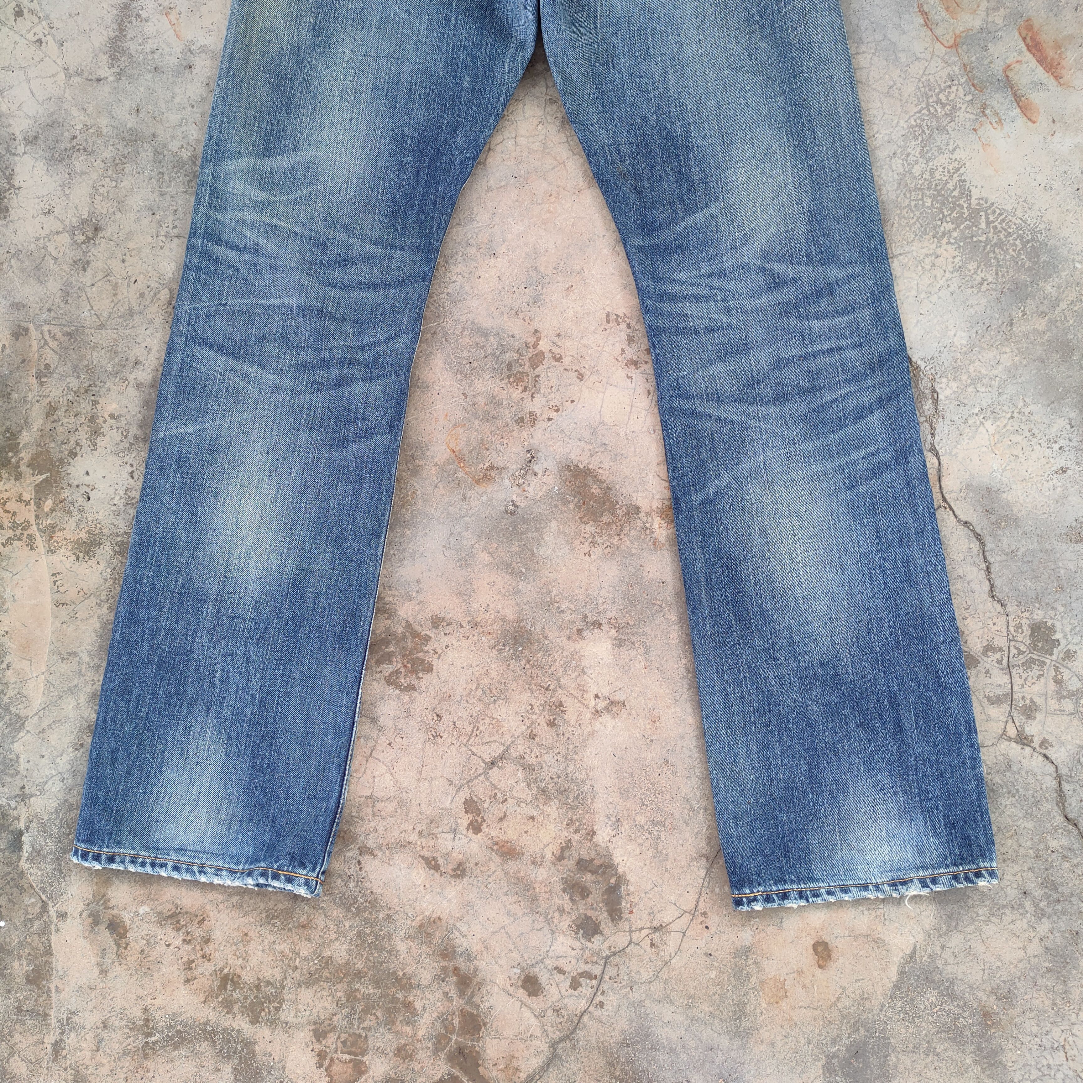 Japanese Brand W32 VINTAGE MADE IN NIPPON FADED DISTRESSED JEAN PANTS Size US 32 / EU 48 - 9 Thumbnail