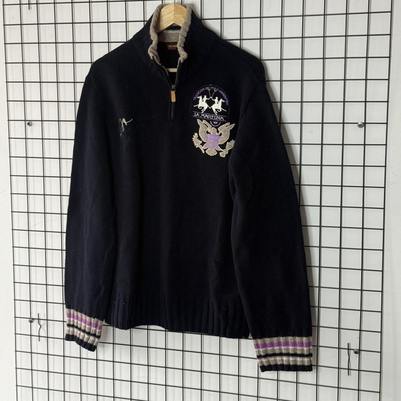 La Martina La Martina Vintage Half Zip Jumper Navy Size US L / EU 52-54 / 3 - 2 Thumbnail