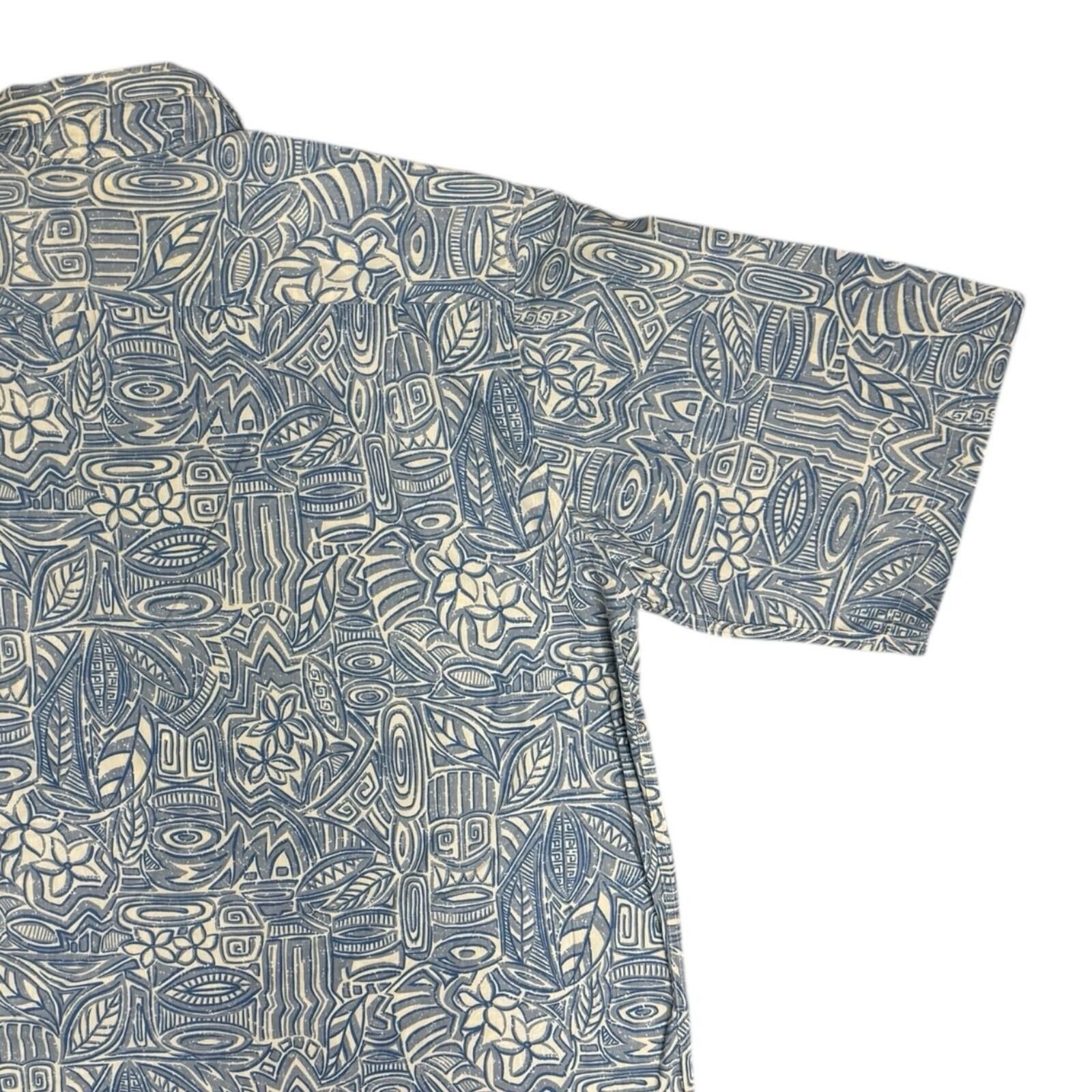 Reyn Spooner Vintage Reyn Spooner Reverse Print Hawaiian Shirt XL Tiki Size US XL / EU 56 / 4 - 8 Thumbnail