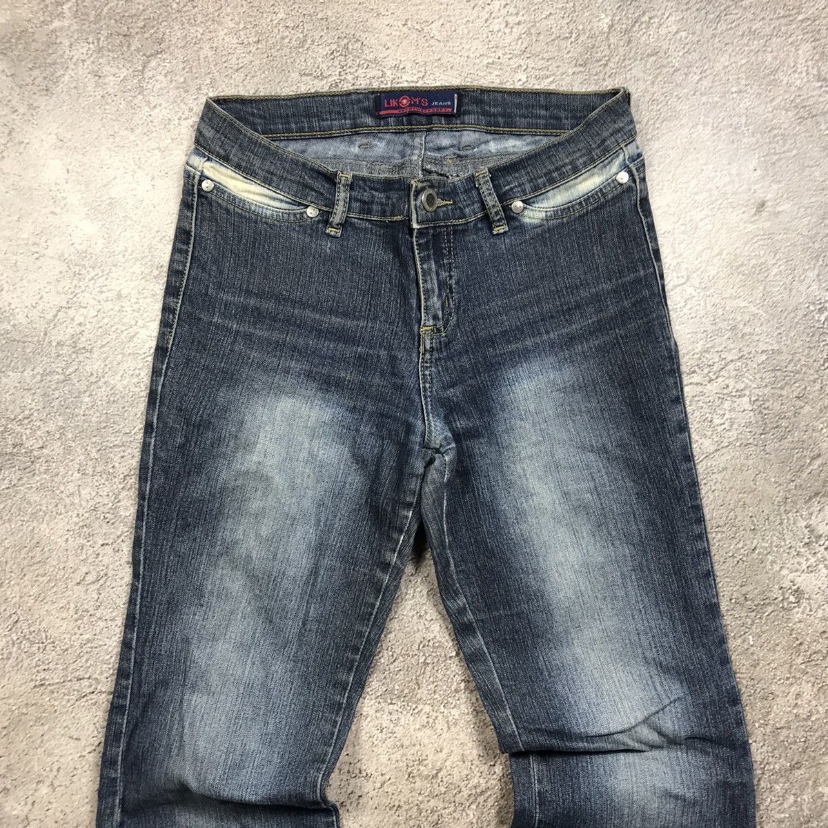 Vintage Vintage Y2K Baggy Distressed Flared Jeans Grunge Skate 28 Size 28" / US 6 / IT 42 - 3 Thumbnail