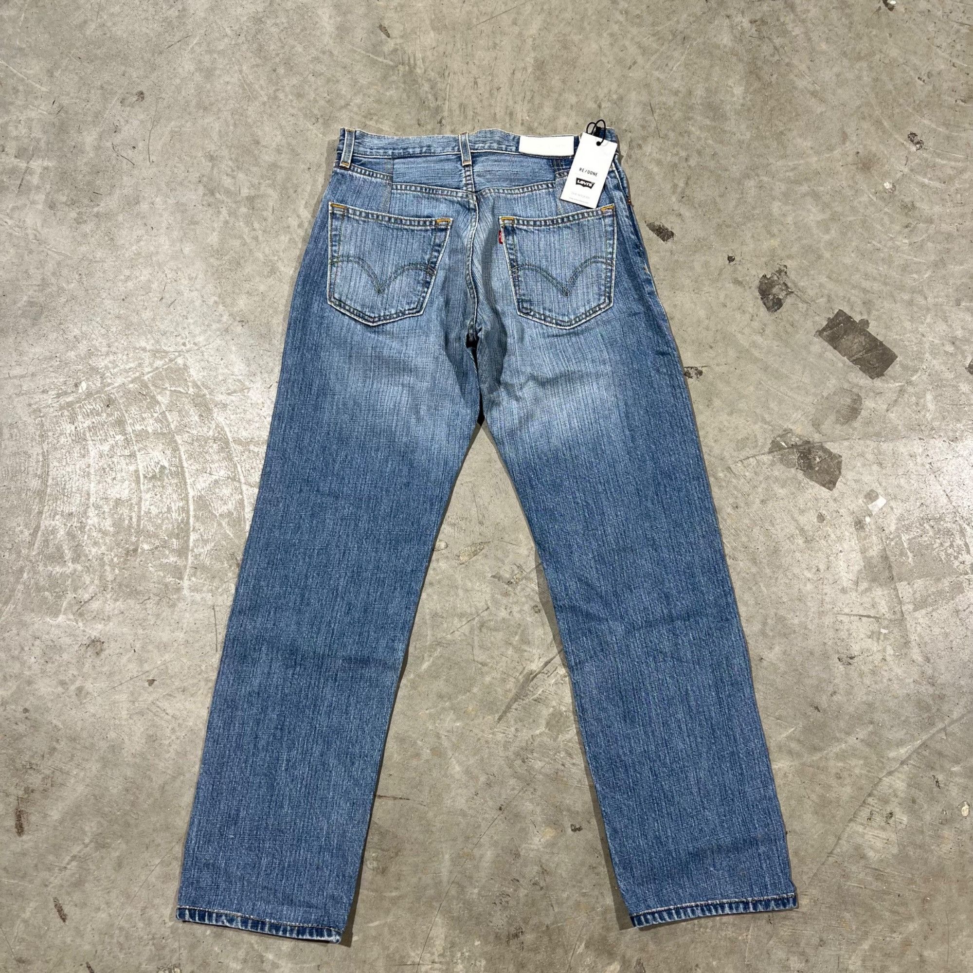 Levi's × RE/DONE $395 NWT RE/DONE x LEVI'S 90s INDIGO JEANS SZ 29 Size 29" - 8 Thumbnail