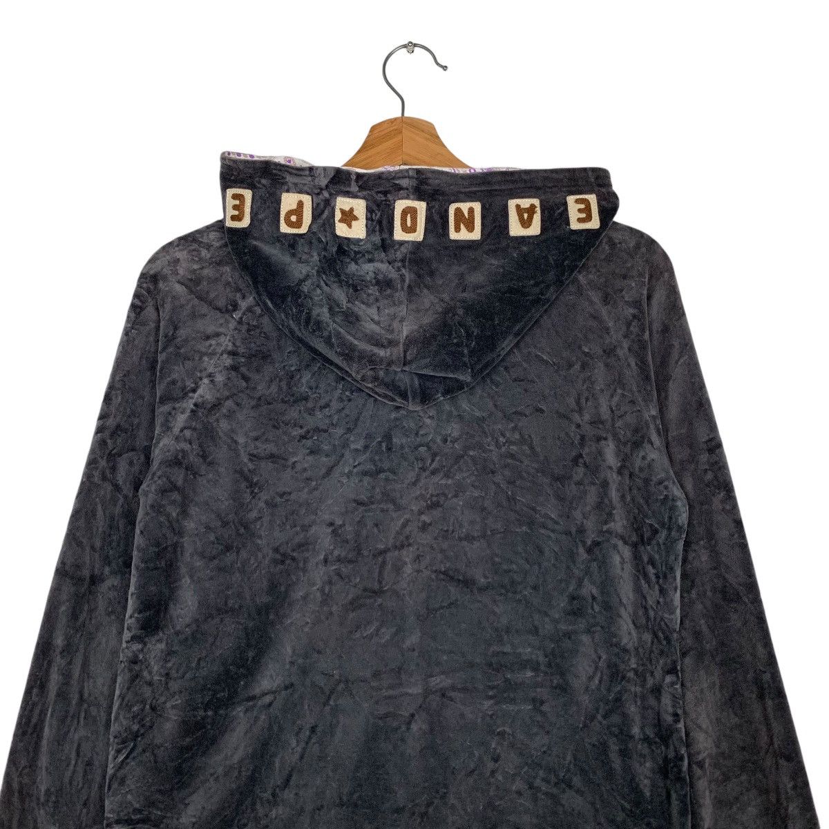 Japanese Brand ROUGH Union Made Freedom Velvet Zipper Hoodies #1545-C69 Size US M / EU 48-50 / 2 - 20 Thumbnail