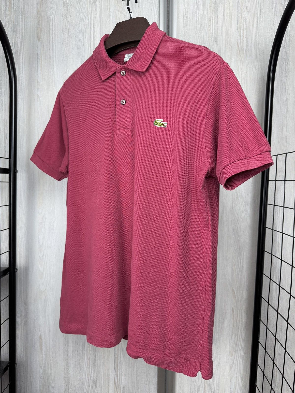Lacoste Chemise Lacoste vintage 90s red polo tee shirt size 4 Size US M / EU 48-50 / 2 - 5 Thumbnail