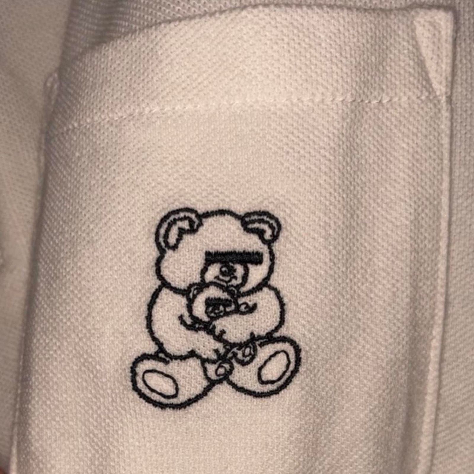 Undercover UNDERCOVER Blindfold Teddy Bear Embroidered 3/4 Sleeve Polo Size US L / EU 52-54 / 3 - 2 Thumbnail