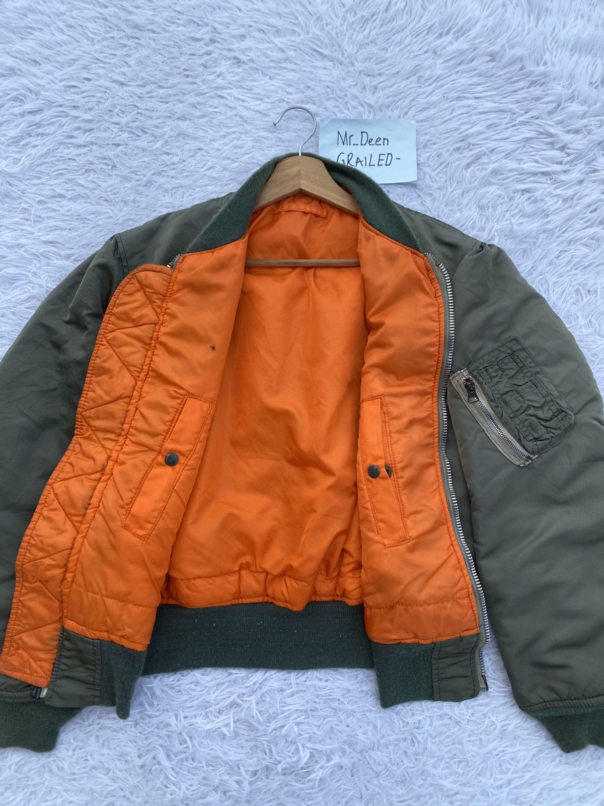 Alpha Industries RARE VINTAGE ALPHA INDUSTRIES MA1 BOMBER JACKET Size US M / EU 48-50 / 2 - 10 Thumbnail