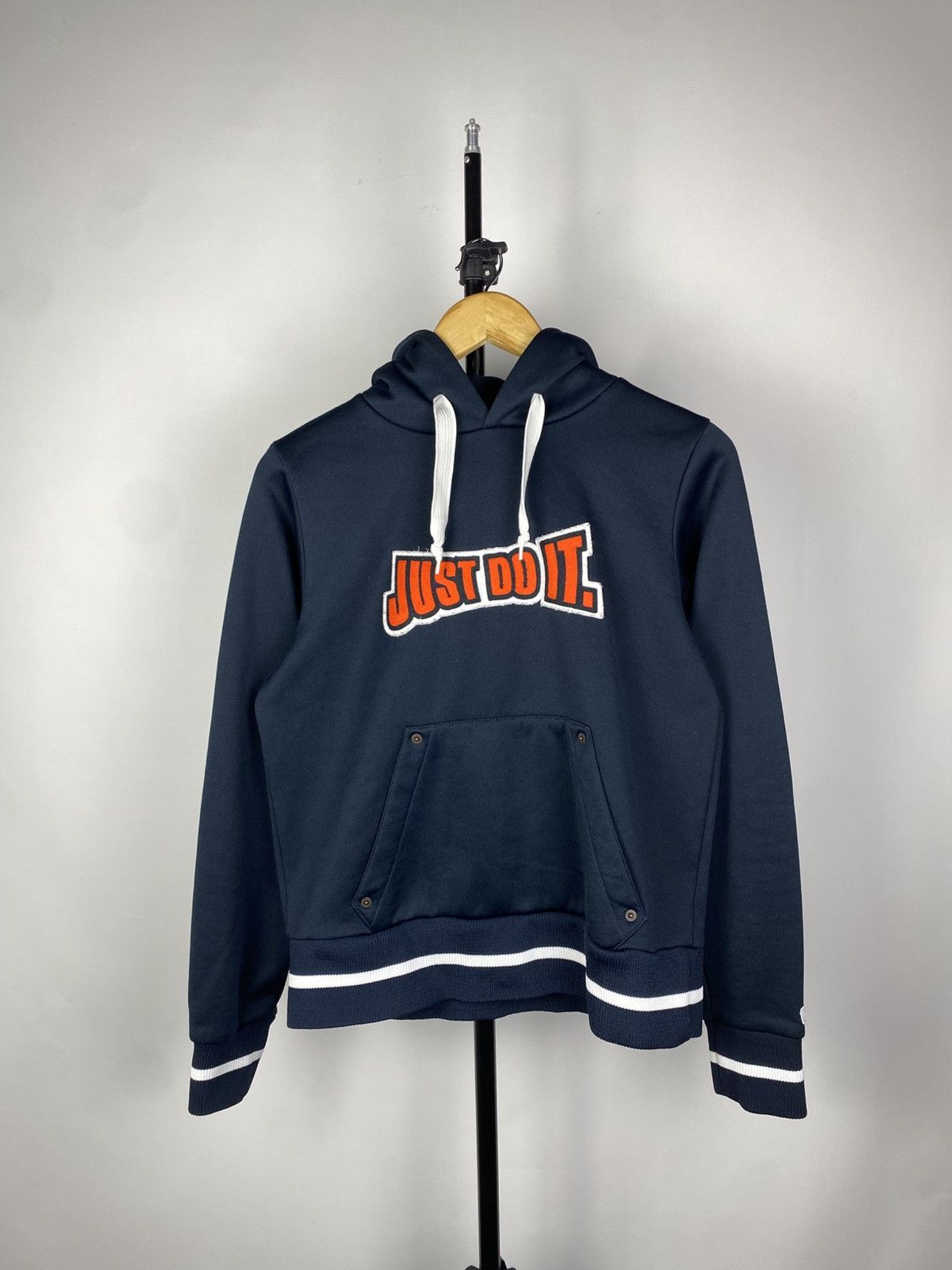 Nike × Vintage Vintage 00s NIKE Big Logo JUST DO IT Hoodie Y2K Size L / US 10 / IT 46 - 1 Thumbnail
