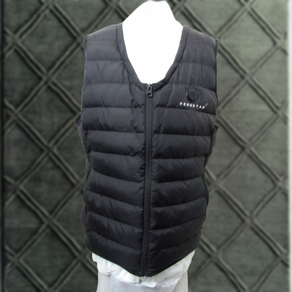 Vintage Ororo Heated Puffer Vest Womens Large Black Size L / US 10 / IT 46 - 1 Thumbnail