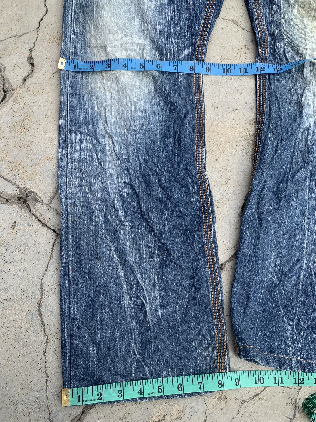 Edwin Vintage Edwin backle back fade blue. Size US 32 / EU 48 - 4 Thumbnail