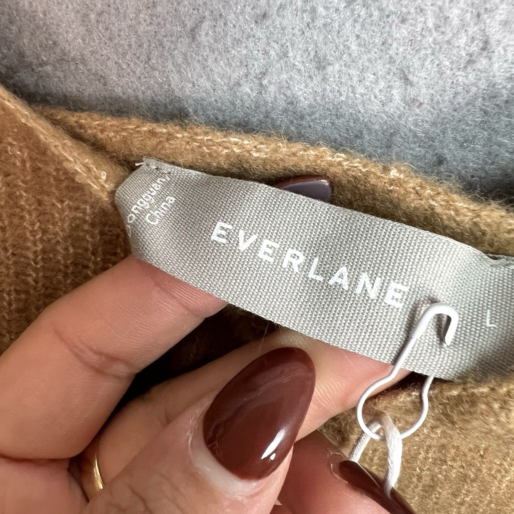 Everlane Everlane Womens Size Large Camel Wool Blend Cropped Tank Top NEW Size L / US 10 / IT 46 - 3 Thumbnail