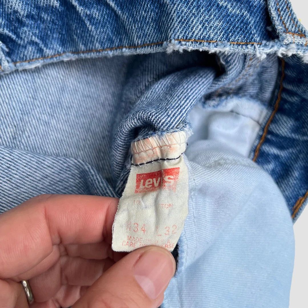 Levi's × Vintage Levi’s 505 1970 70s Vintage W33 L29 USA Made Denim Jeans Size US 33 - 4 Thumbnail