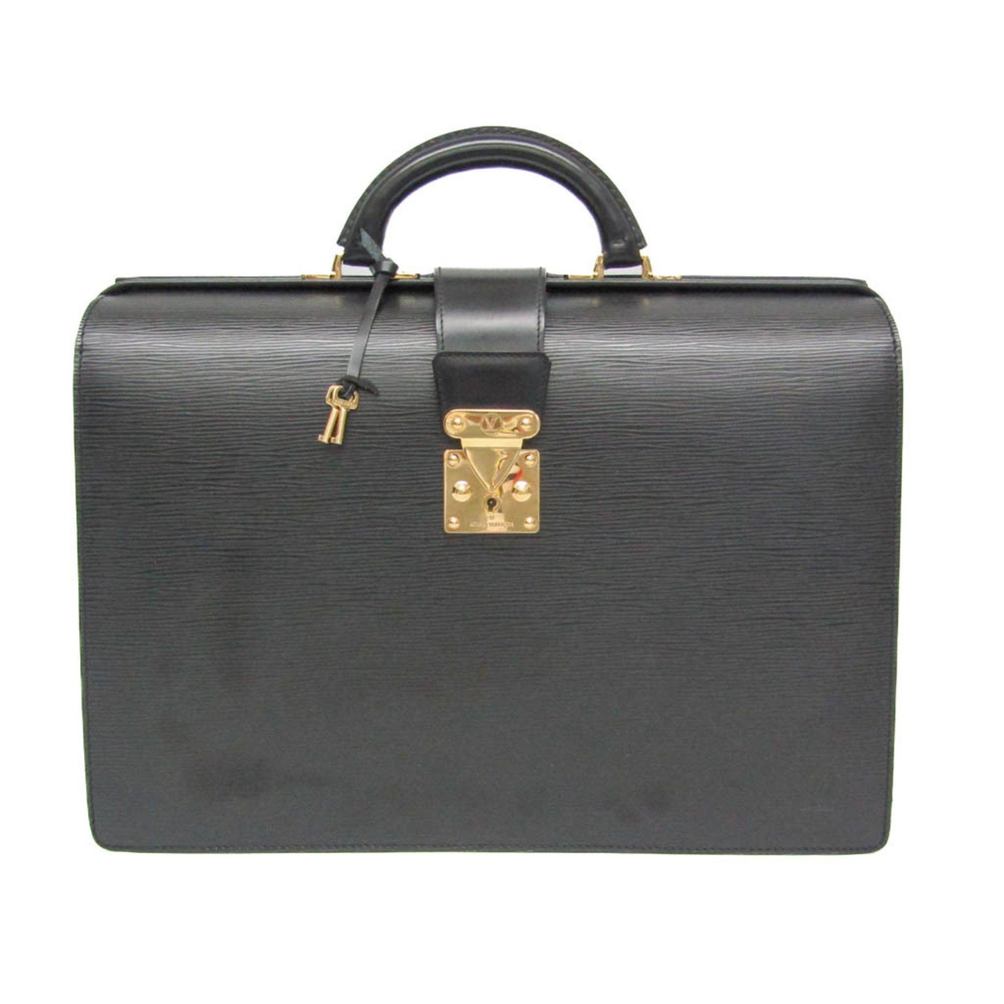 Louis Vuitton Louis Vuitton Epi Serviette Fermoir M54352 Men's Briefcase Black,Noir Size ONE SIZE - 1 Thumbnail