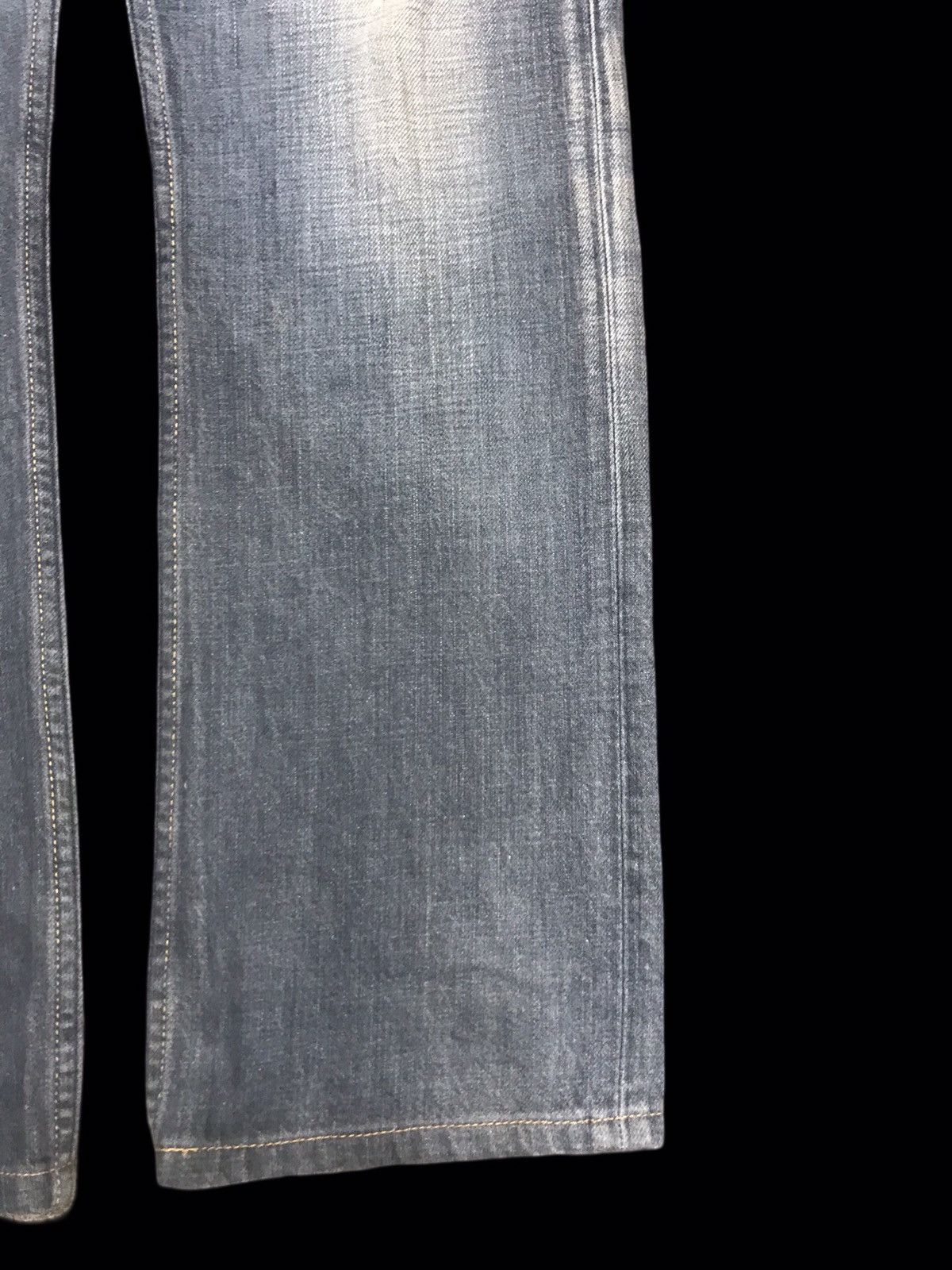 Japanese Brand 💥BACK NUMBER CINCH BACK COOL FADES STRAIGHT DENIM F364 Size US 30 / EU 46 - 7 Thumbnail