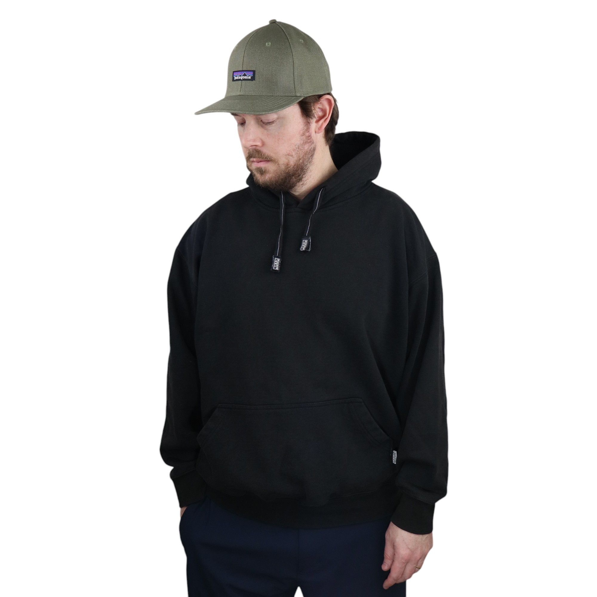 Nike × Vintage Y2K Boxy Baggy Distressed Black Heavyweight Hoodie Mens XL Size US XL / EU 56 / 4 - 1 Thumbnail
