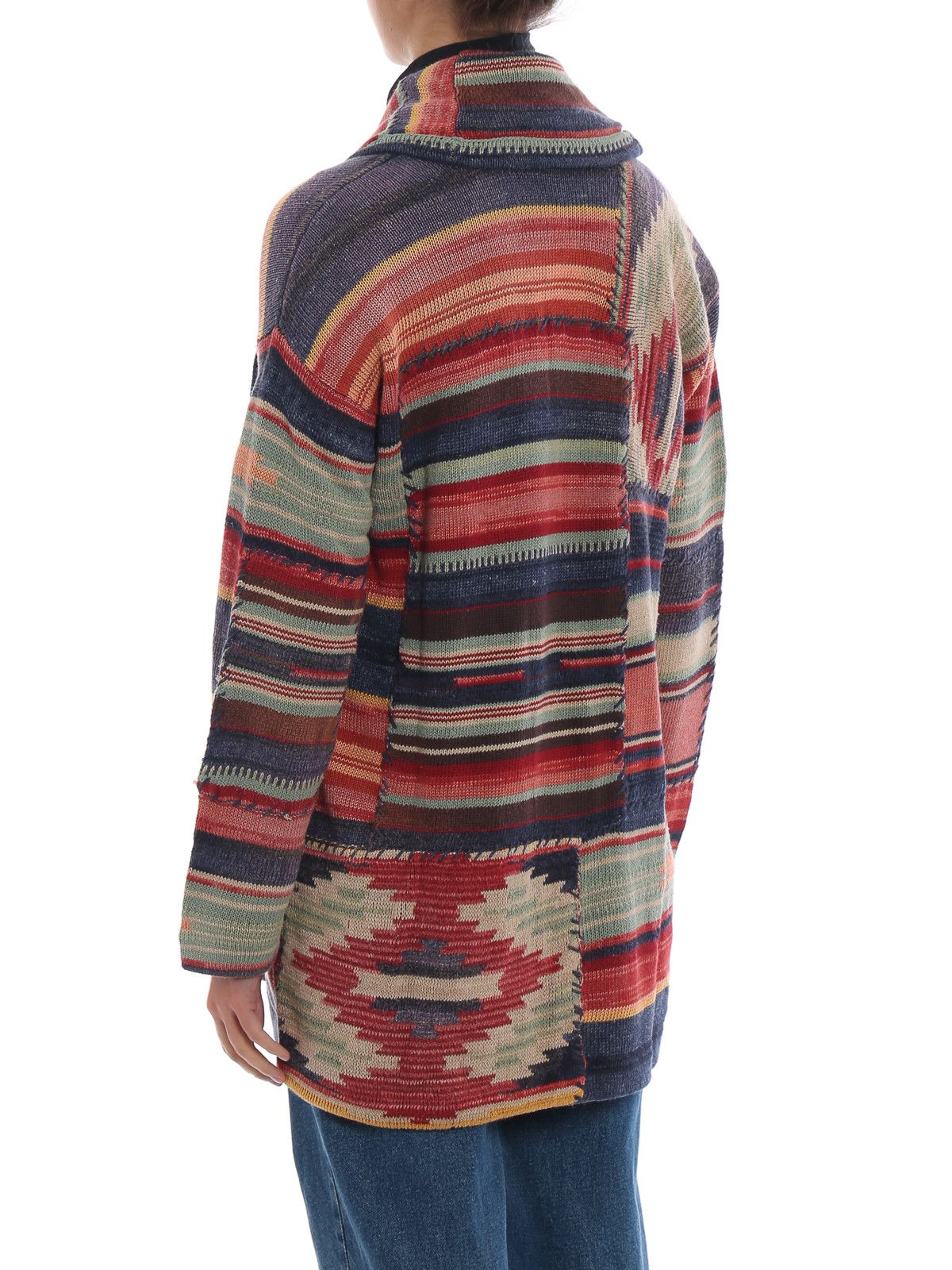 Ralph Lauren POLO RALPH LAUREN Multicolour linen cotton silk cardigan Size S / US 4 / IT 40 - 2 Thumbnail