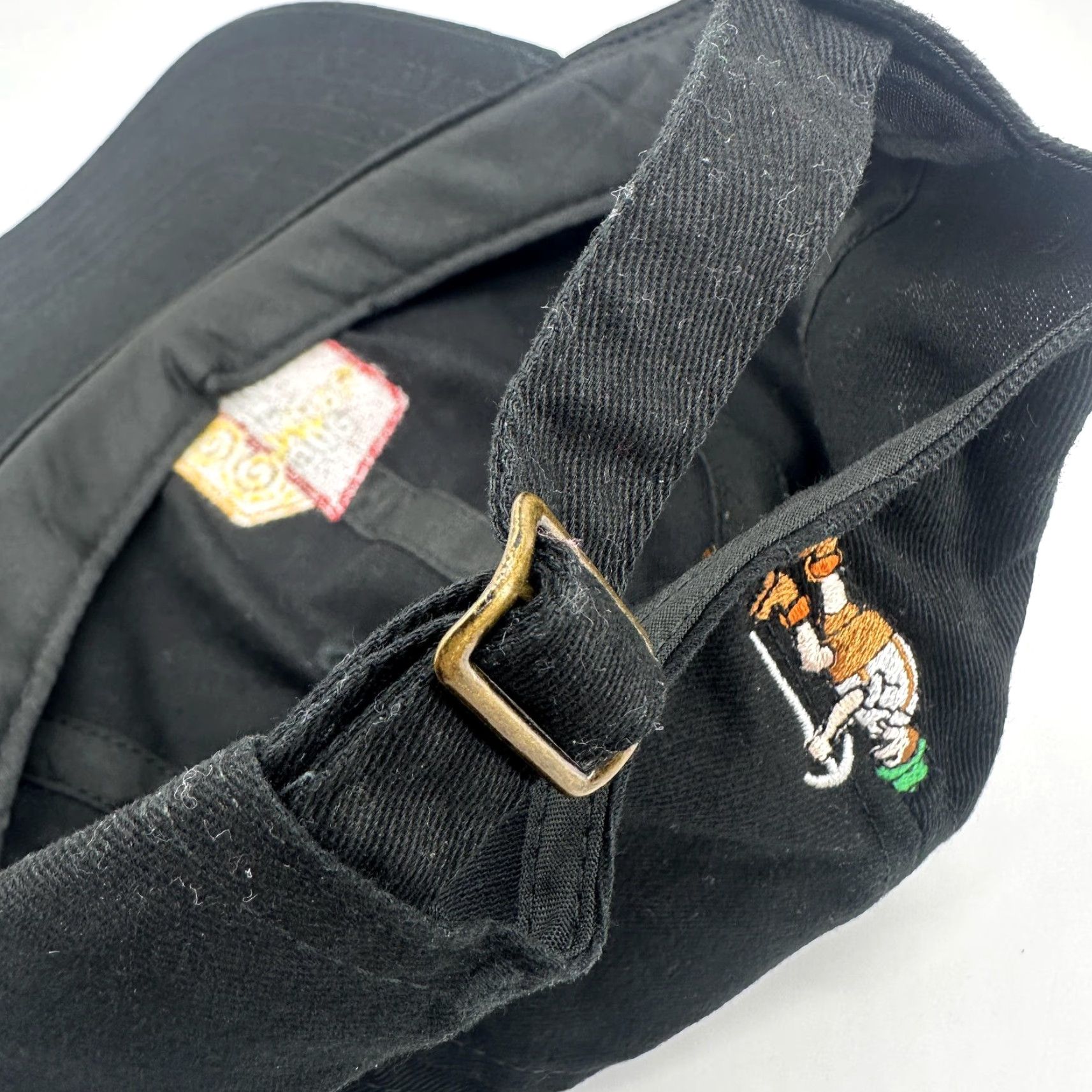 Vintage BIG The Price Is Right Hat Cap Strap Back Mens One Size Black Cotton Twill Adjustable Baseball Cap Mens Black TV Show Logo Size ONE SIZE - 4 Thumbnail