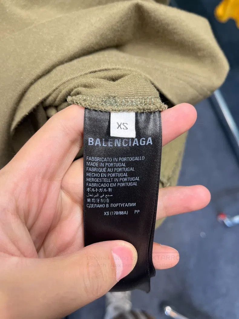 Balenciaga Balenciaga Green Embroidered Coke Short Sleeve Size US XS / EU 42 / 0 - 4 Thumbnail