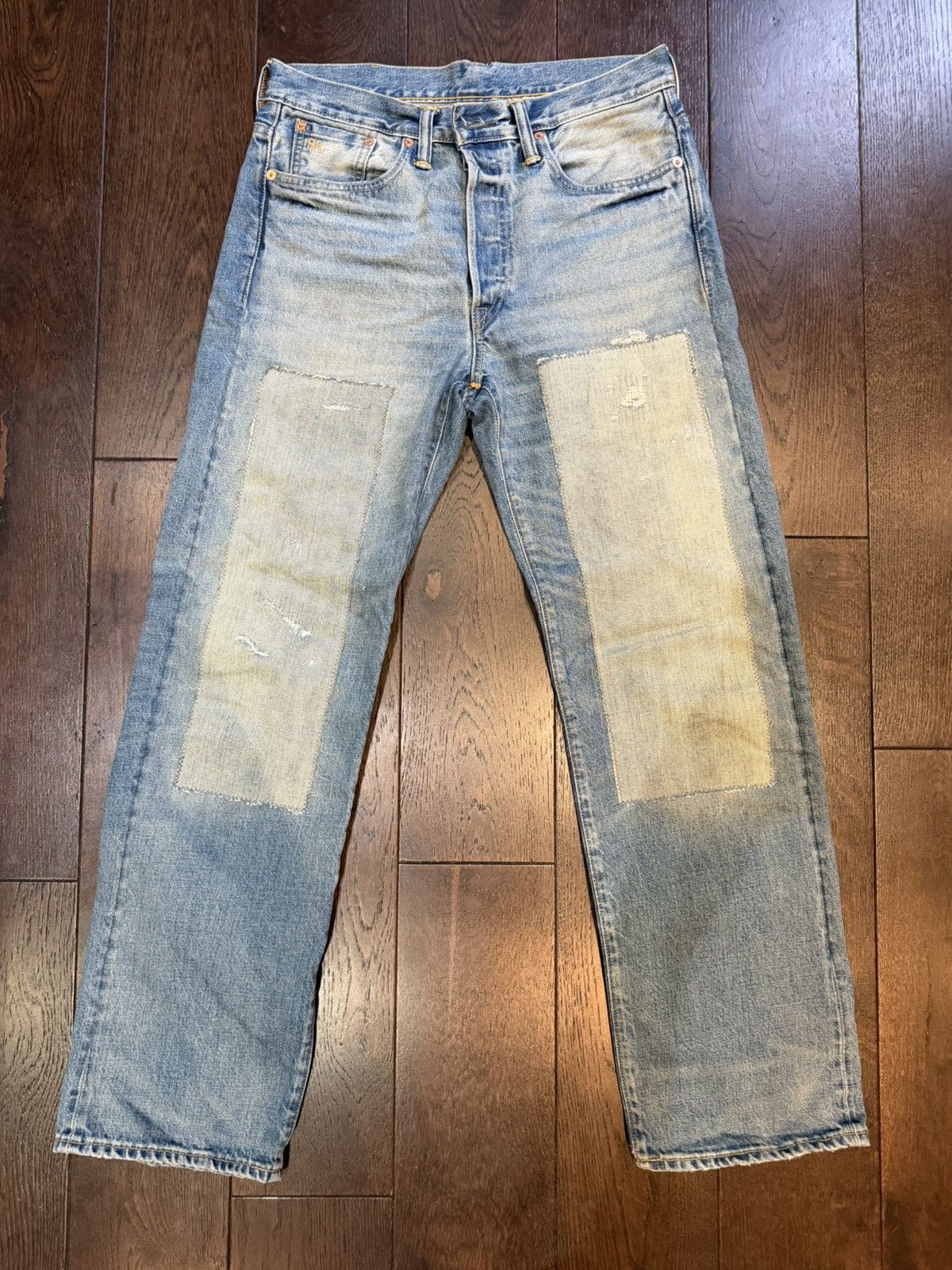 RRL Vintage 5 Pocket Patched Repaired Selvedge Jeans Japan