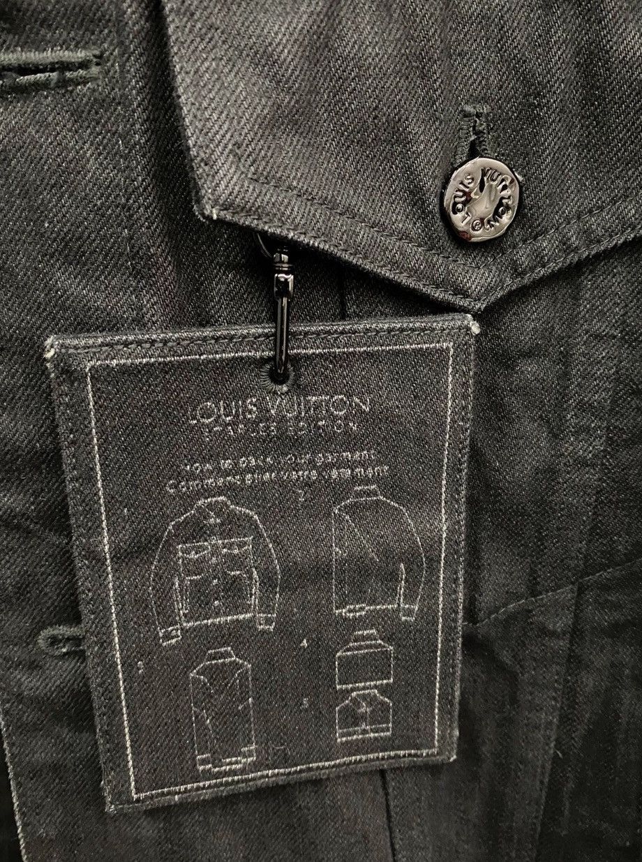 Louis Vuitton Louis Vuitton Black DNA Tag Denim Jacket 2412-Nextarrow Size US M / EU 48-50 / 2 - 3 Thumbnail