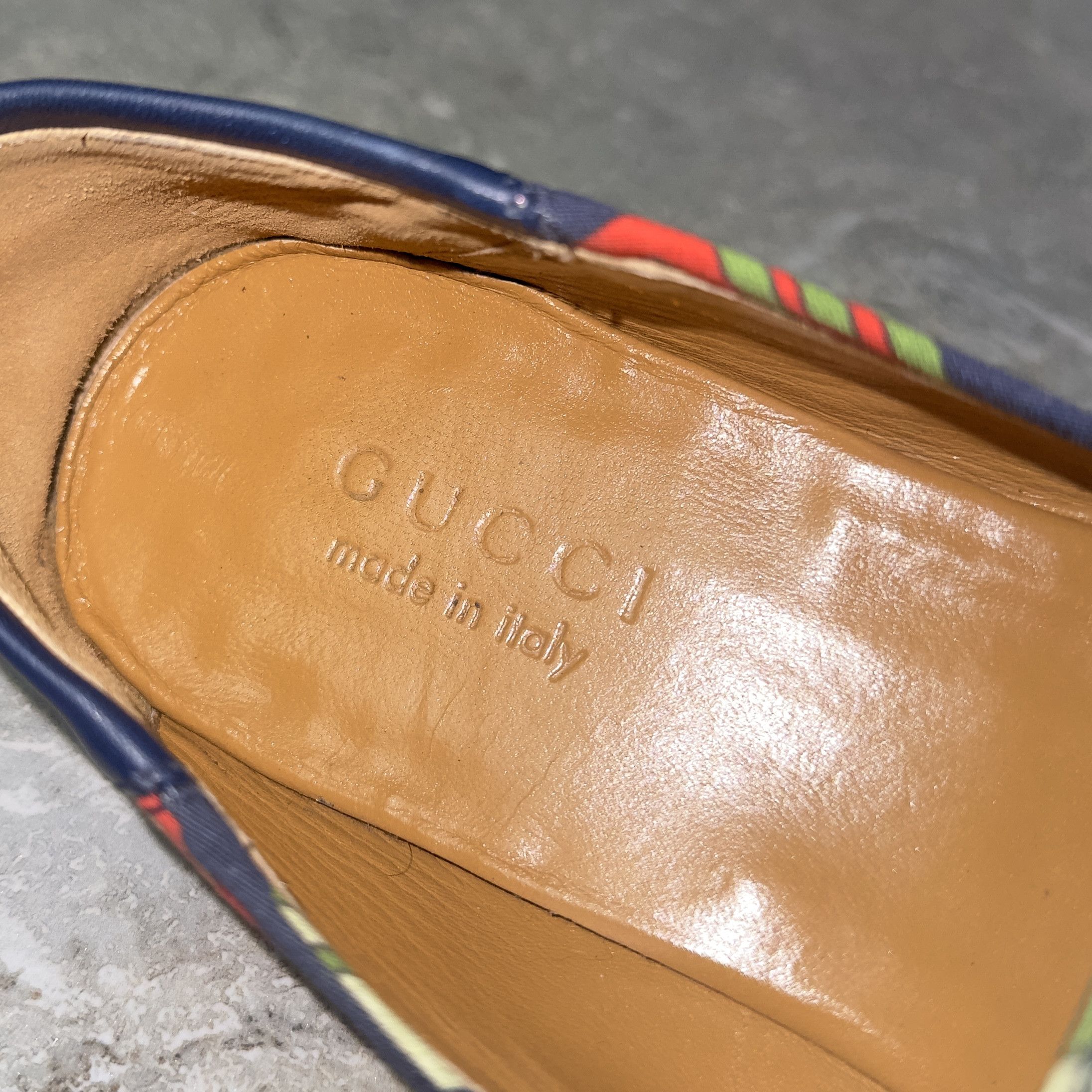 Canvas Mr. Porter Cube Horsebit Loafers