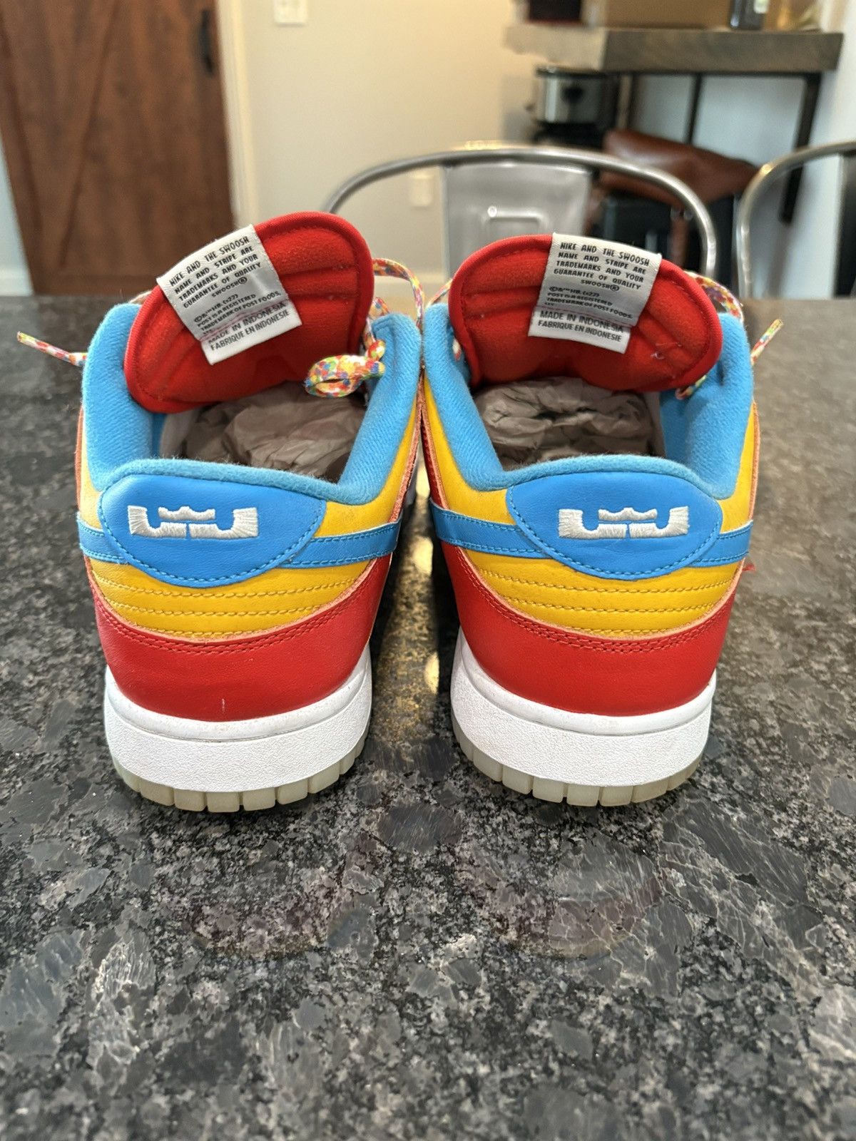 Nike Dunk Low Fruity Pebbles Size US 10 / EU 43 - 4 Thumbnail