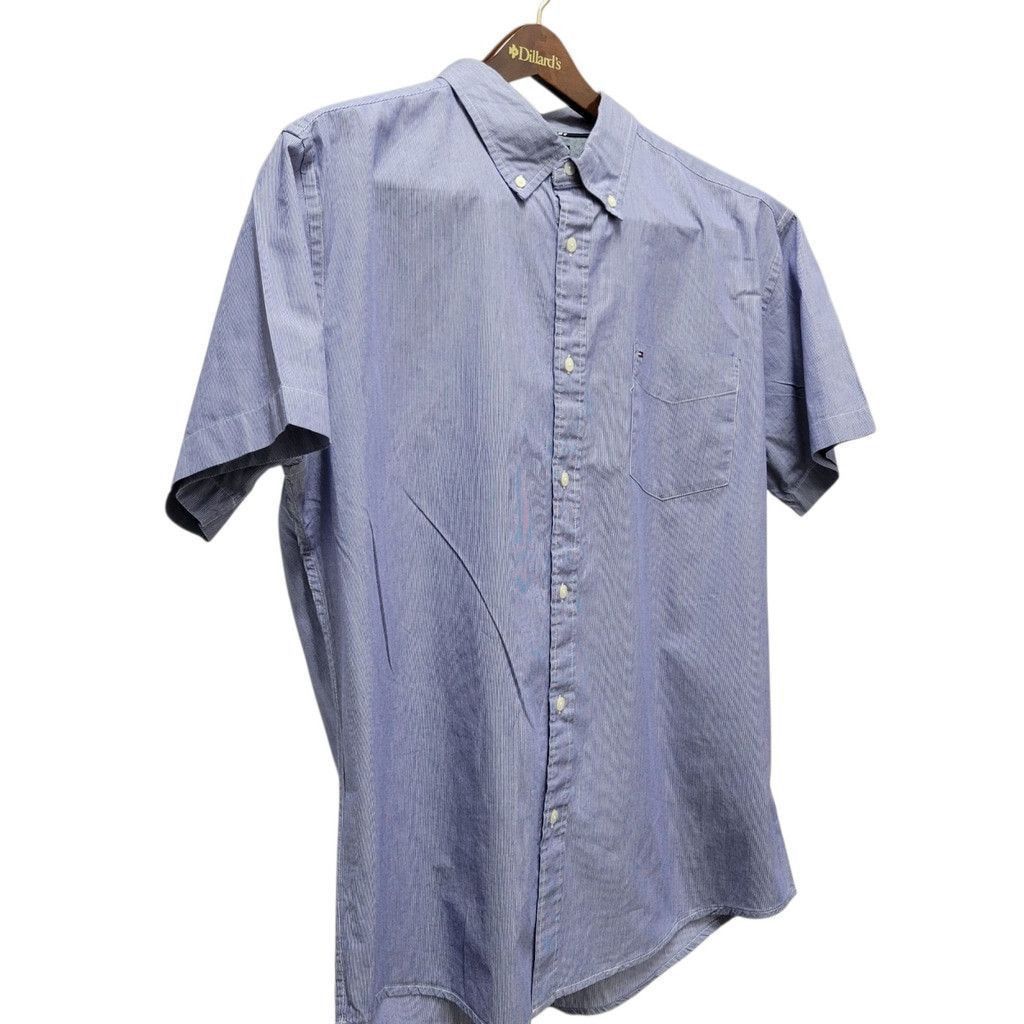 Tommy Hilfiger Tommy Hilfiger Button-Up Short-Sleeves Shirt Men's Size XL Size US XL / EU 56 / 4 - 3 Thumbnail