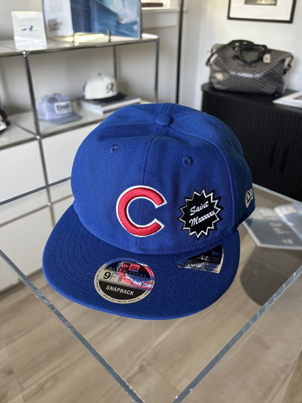 Saint Michael SAINT MICHAEL MLB PATCH CUBS LOGO HAT Size ONE SIZE - 2 Thumbnail
