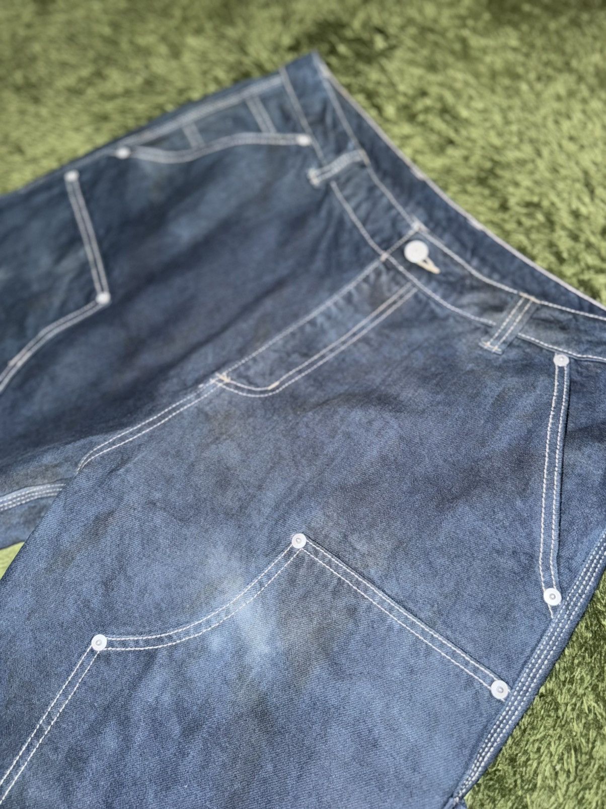 Penfield [XL] Penfield Hand-Dyed Loose Fit Double Knee Work Pants Size US 34 / EU 50 - 2 Thumbnail