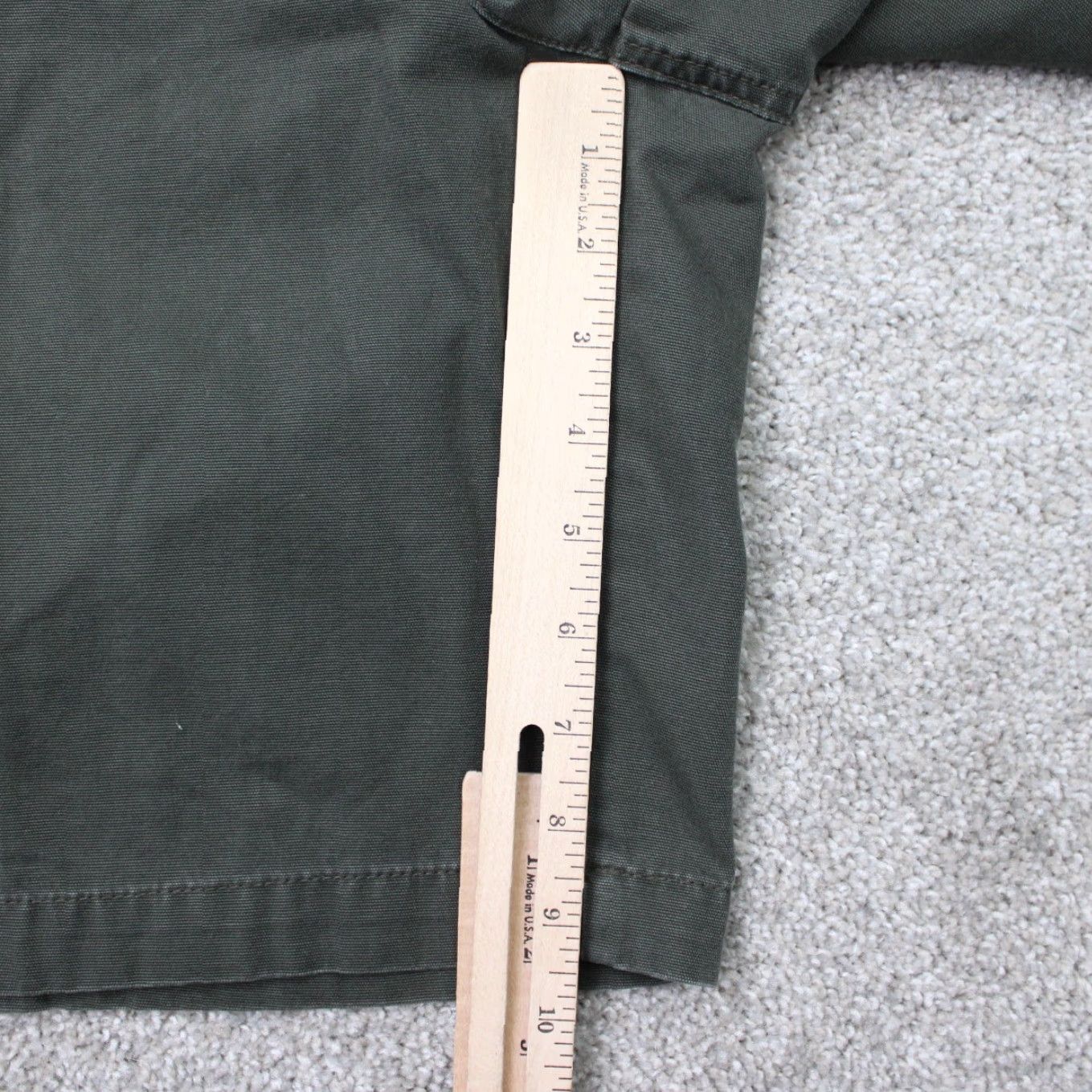 Dockers DOCKERS Chino Shorts Cargo Flat Front 9.5" Inseam GreenMens 44 Cotton Canvas Pockets Size US 44 / EU 60 - 4 Thumbnail