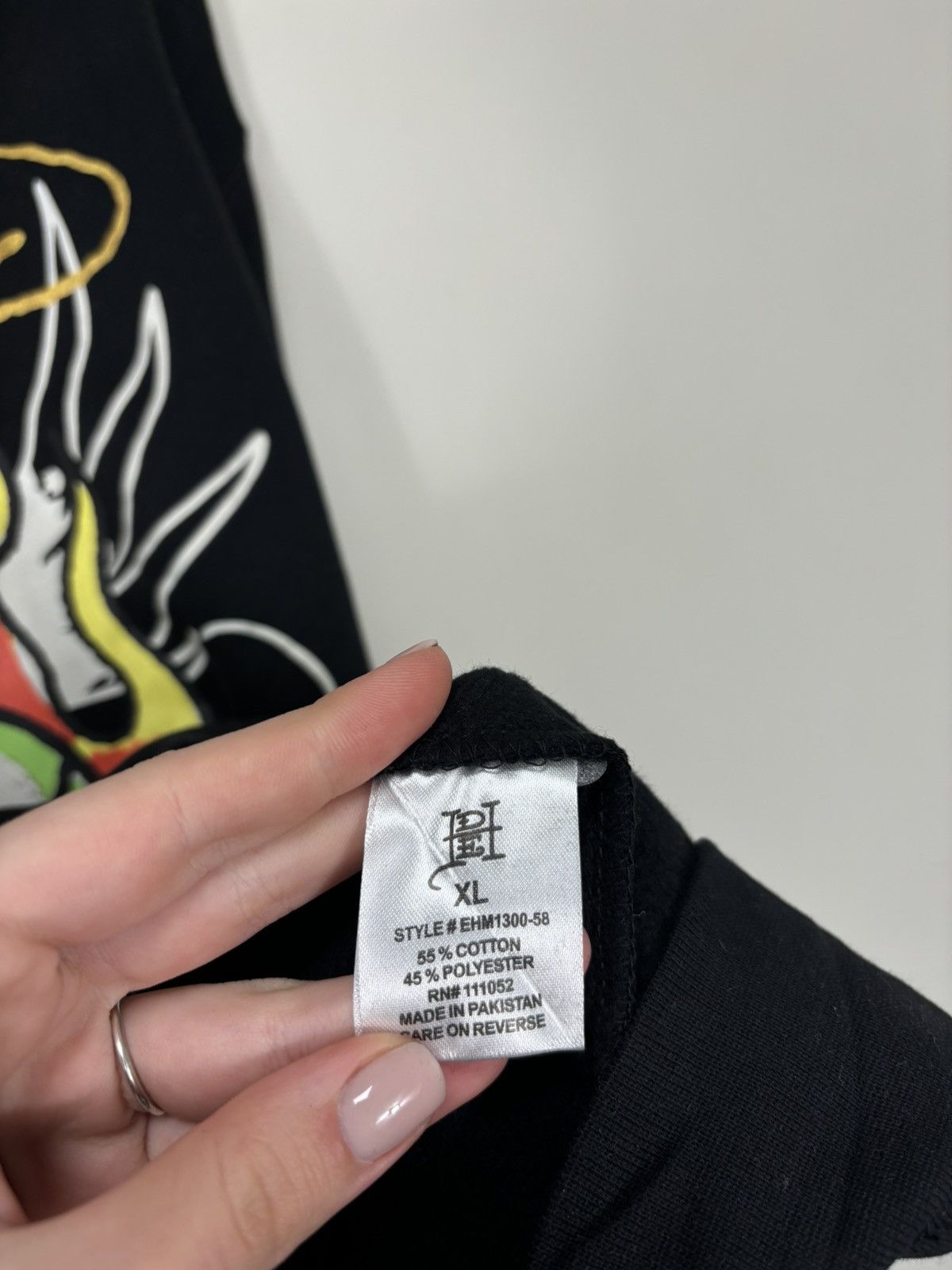 Ed Hardy Vintage Ed Hardy Skull Tattoo Y2K NEW Hype Black Hoodie Size US XL / EU 56 / 4 - 12 Thumbnail