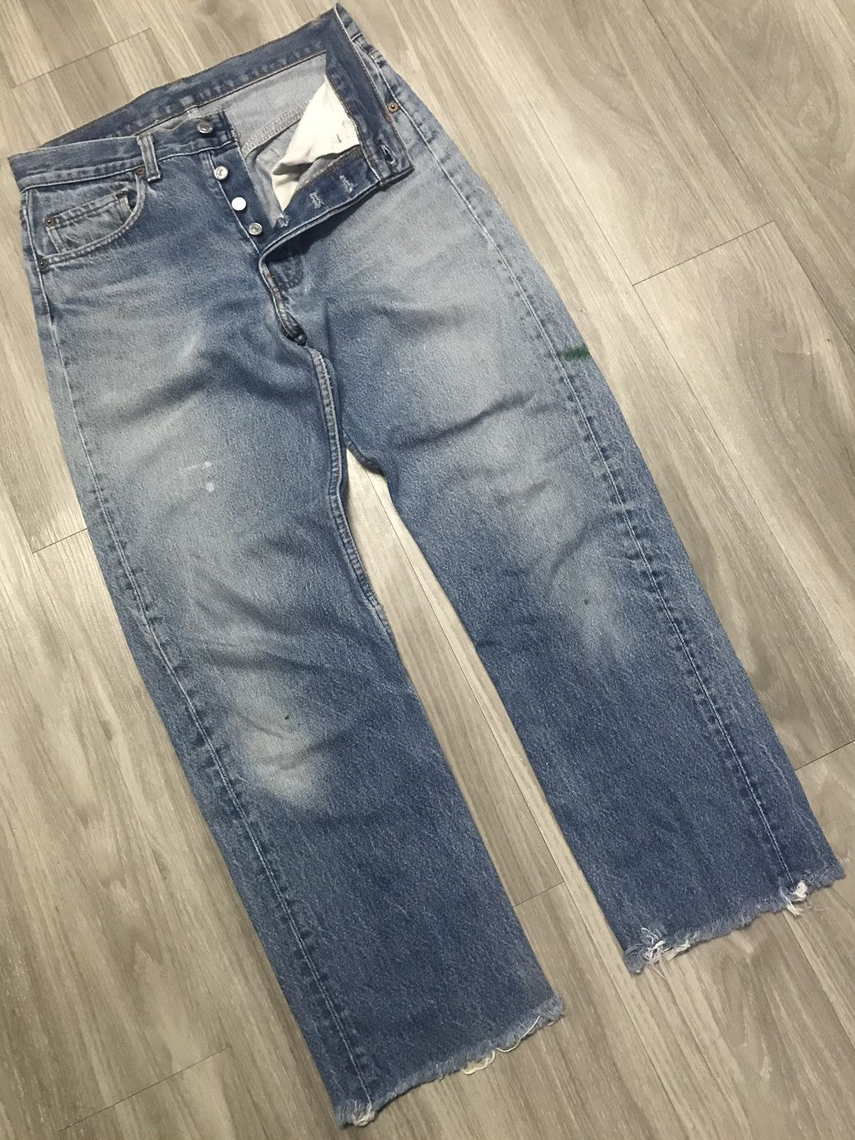 Levi's × Levi's Vintage Clothing × Vintage Vintage 80s Iconic Levis 501 Denim Jeans Size US 28 / EU 44 - 12 Thumbnail