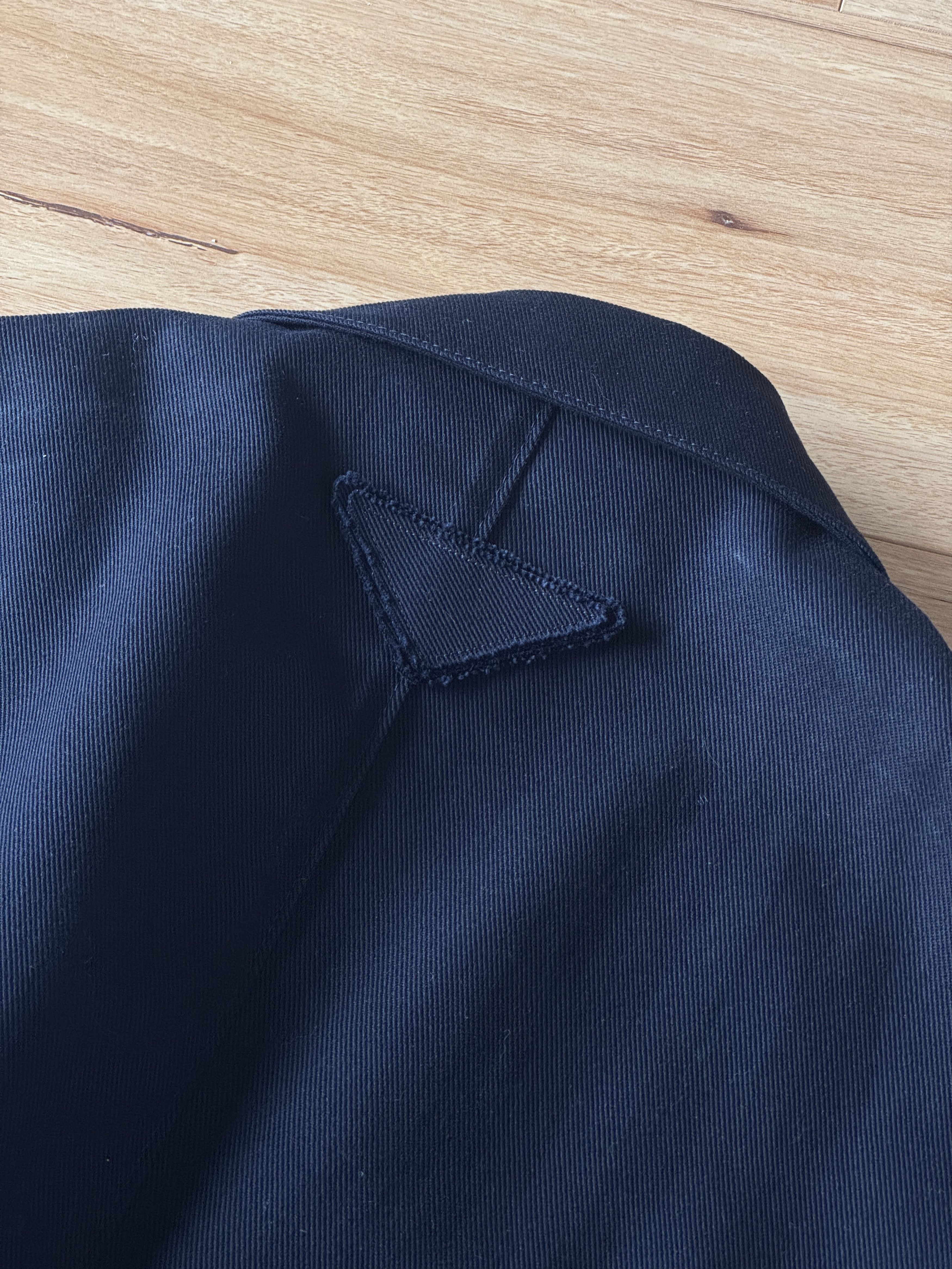 Prada Prada Drill Blazer Boxy Fit Reverse Triangle - 52R Size US L / EU 52-54 / 3 - 3 Thumbnail