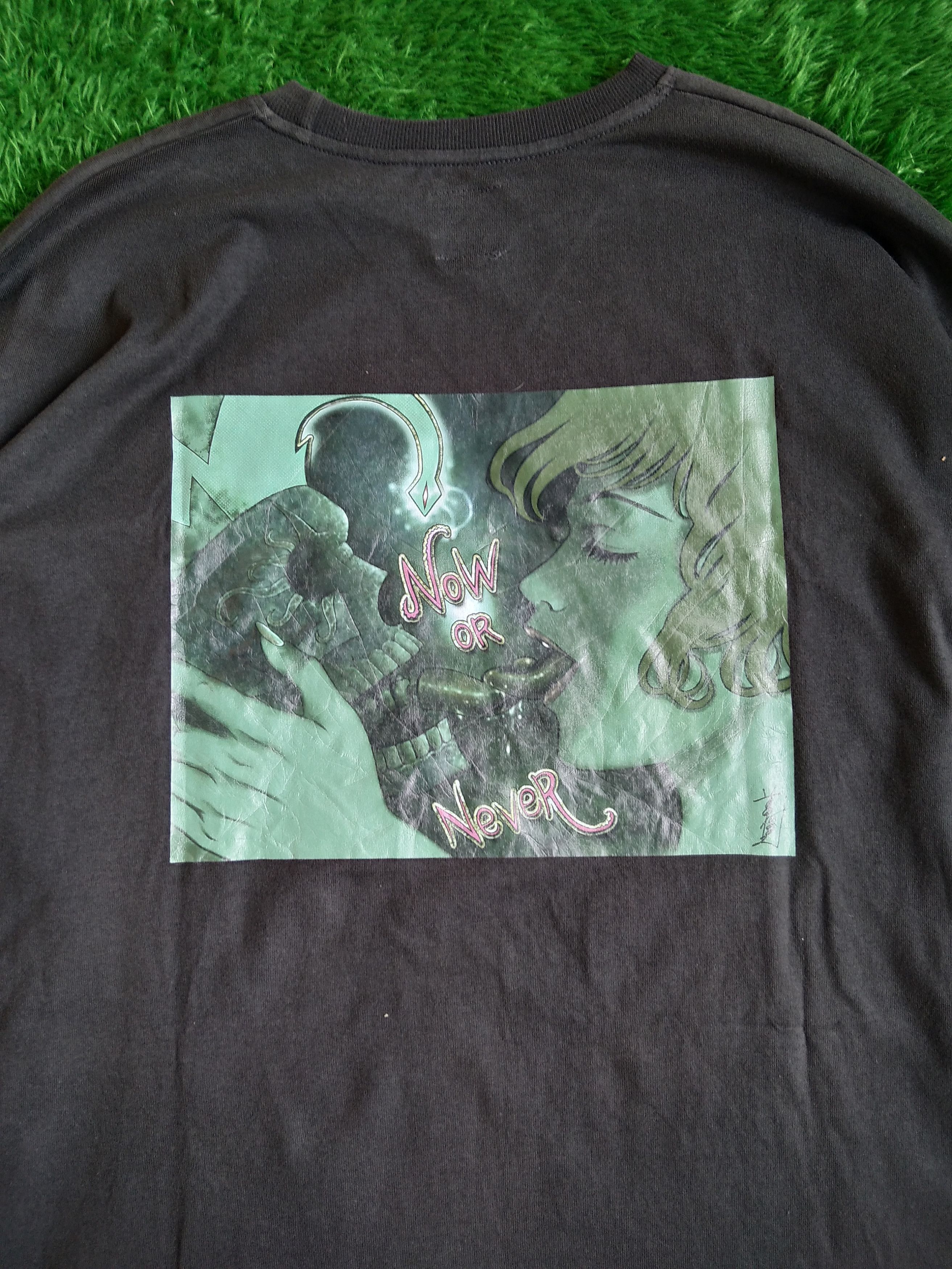 If Six Was Nine × Japanese Brand × Le Grande Bleu (L.G.B.) VTG FW16 Now Or Never x Toshio Maeda Long Sleeve T shirt Size US L / EU 52-54 / 3 - 3 Thumbnail