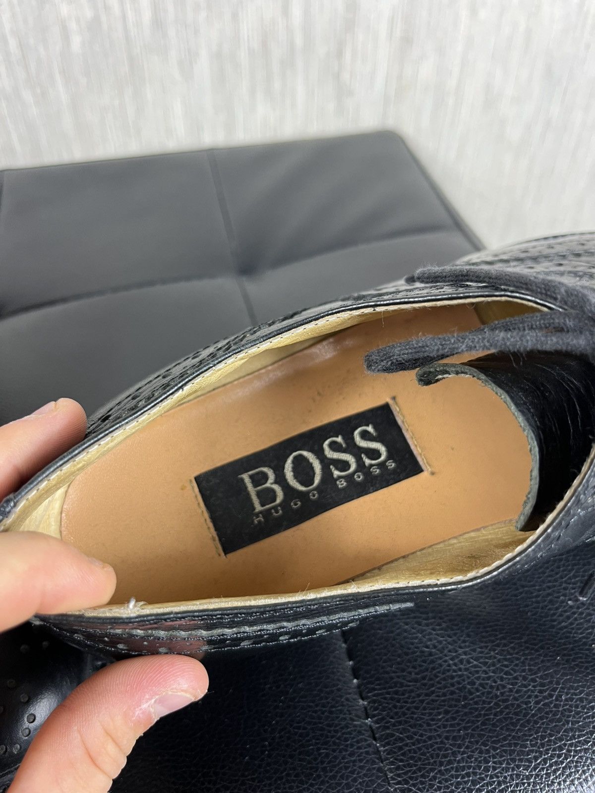 Hugo Boss Vintage Hugo Boss leather casual shoes avant garde classic Size US 9 / EU 42 - 23 Thumbnail
