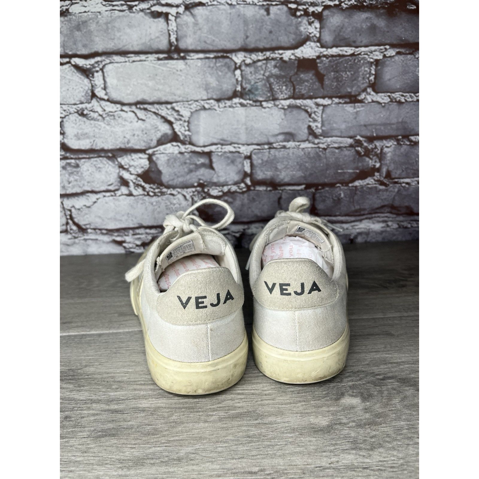 Veja Veja Campo Canvas White Low Top Fashion Sneakers Comfort Cas Size US 6 / IT 36 - 6 Thumbnail