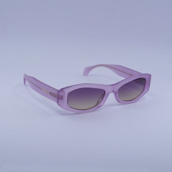 Versace Versace VE4487 551370 Sunglasses Opal Lillak Rectangle Frame Size ONE SIZE - 7 Thumbnail