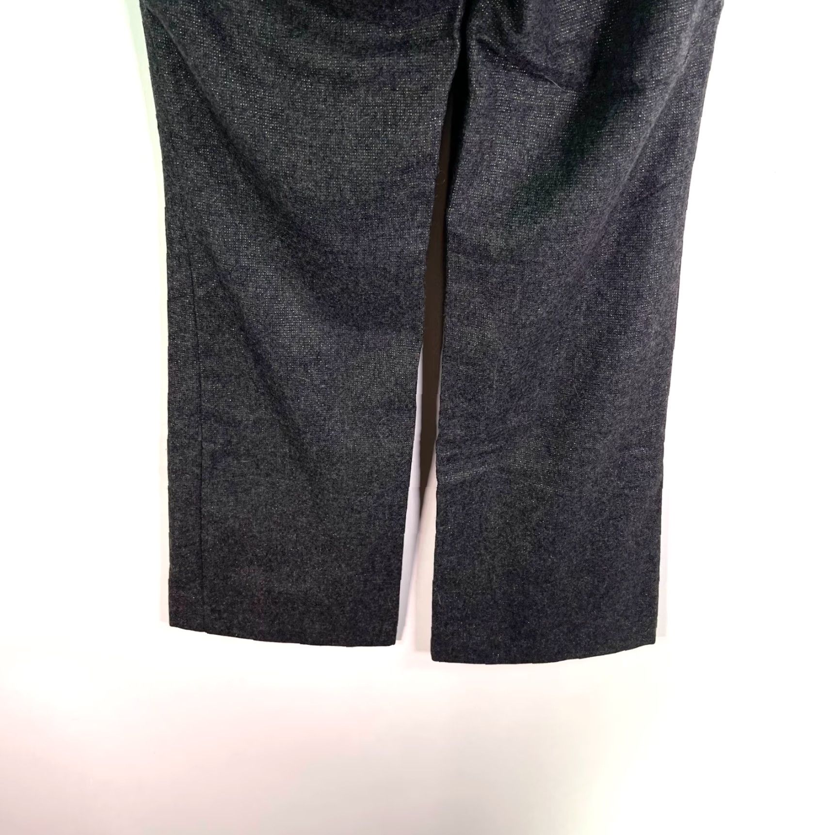 Eddie Bauer VINTAGE Eddie Bauer Flared Wool Blend Dress Pants Womens Size 4 Gray 33in Inseam Metallic Classic Size ONE SIZE - 6 Thumbnail