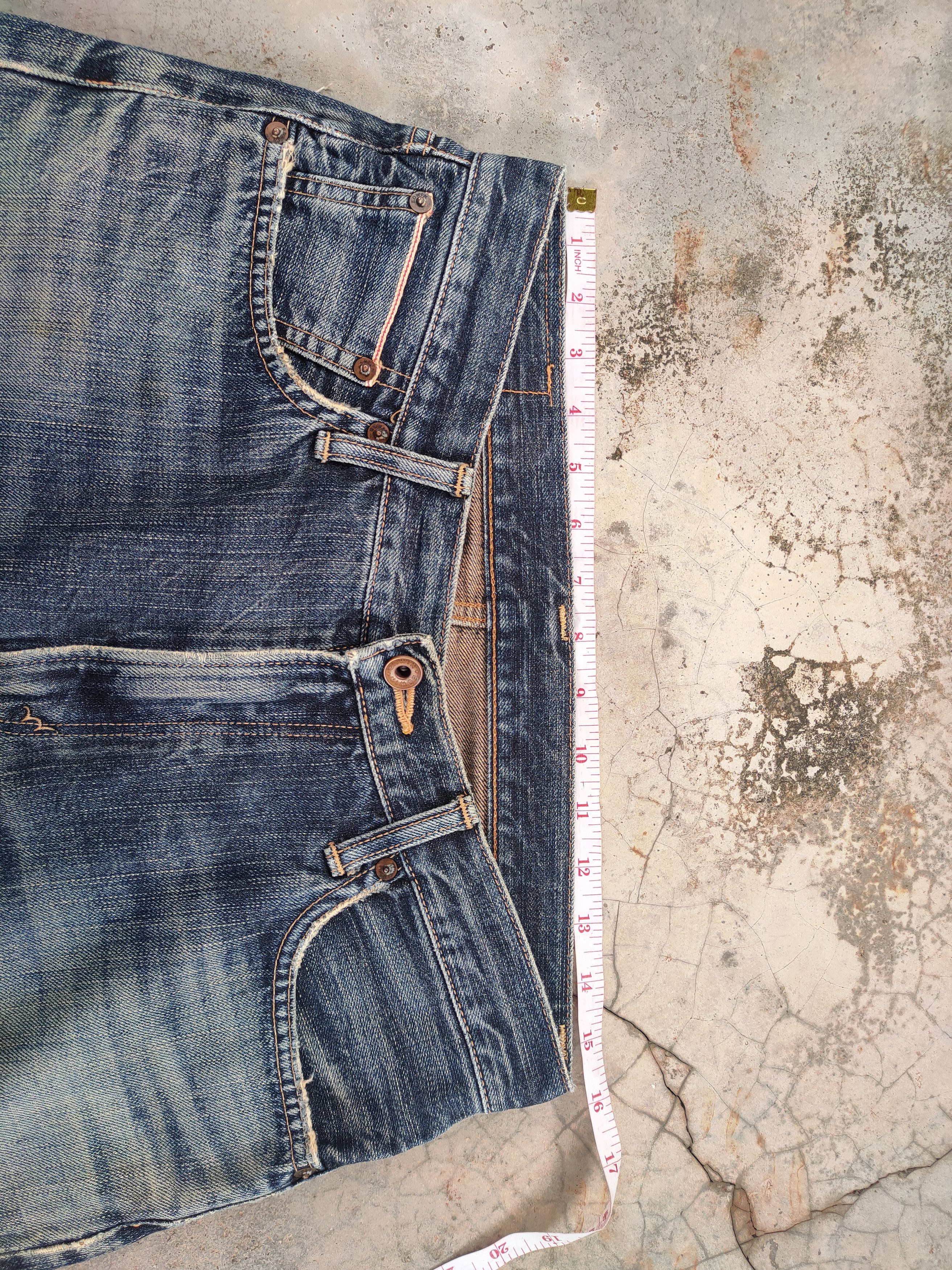 Edwin EDWIN 505 VINTAGE DISTRESSED JEANS PANTS Size US 32 / EU 48 - 5 Thumbnail