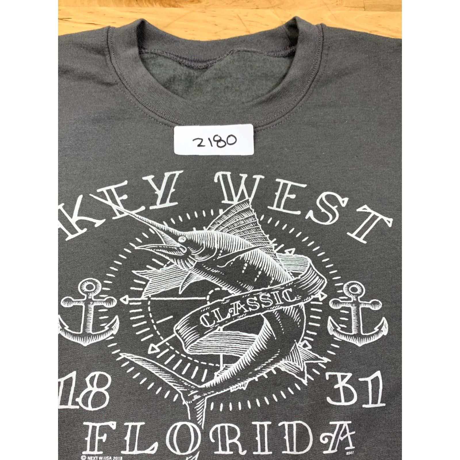 Vintage Graphic Key West Florida Gray Pullover Unisex Sweater Size M Size US M / EU 48-50 / 2 - 4 Thumbnail