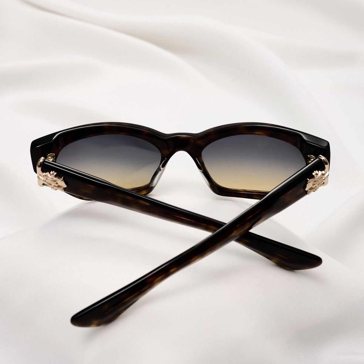 Chrome Hearts CHROME HEARTS HALLLA BALUUUU DARK TORTOISE SUNGLASSES Size ONE SIZE - 6 Thumbnail