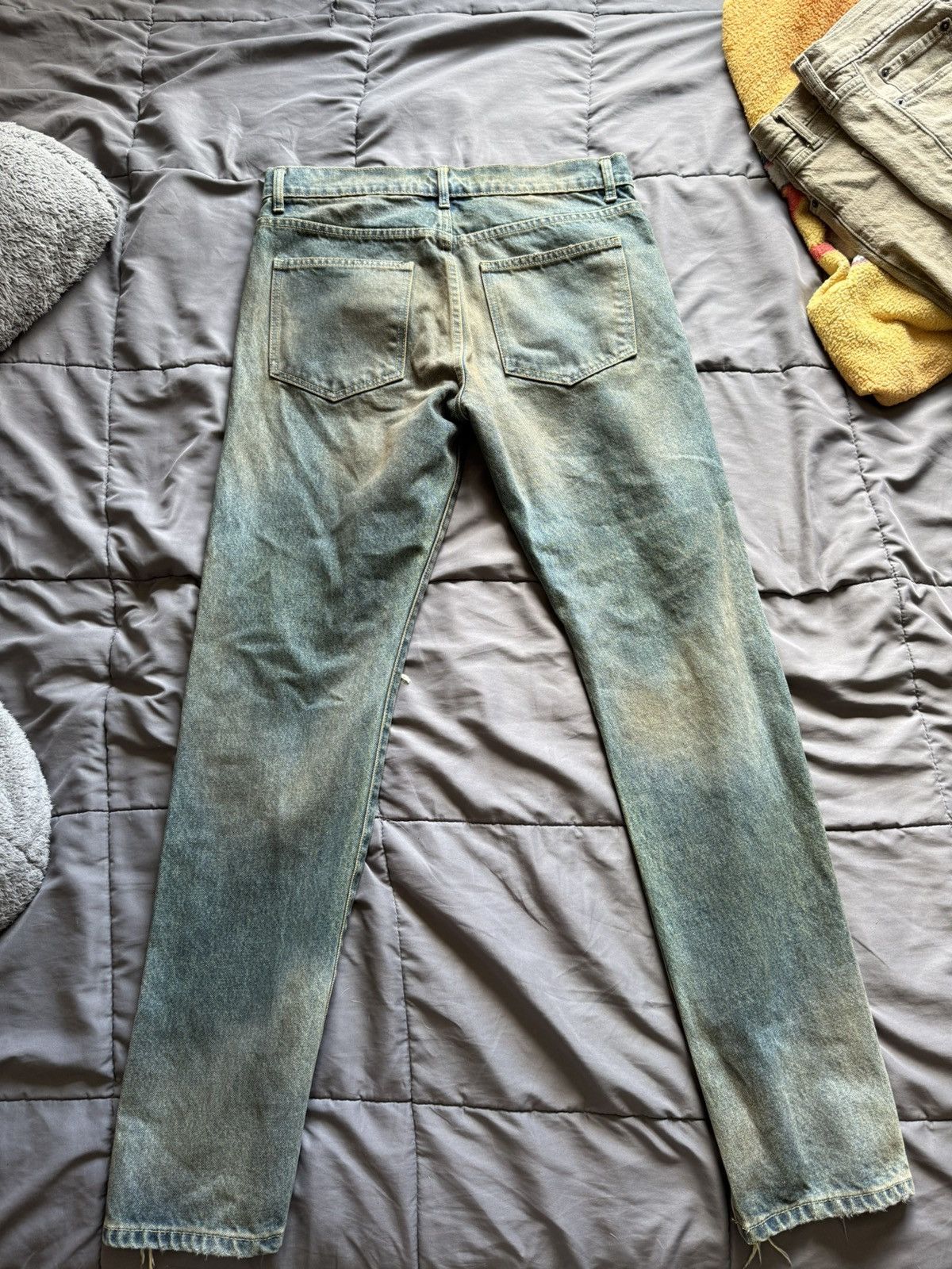 MOOJIMOOJIUS Mooji dark blue/tan denim Size US 32 / EU 48 - 2 Thumbnail