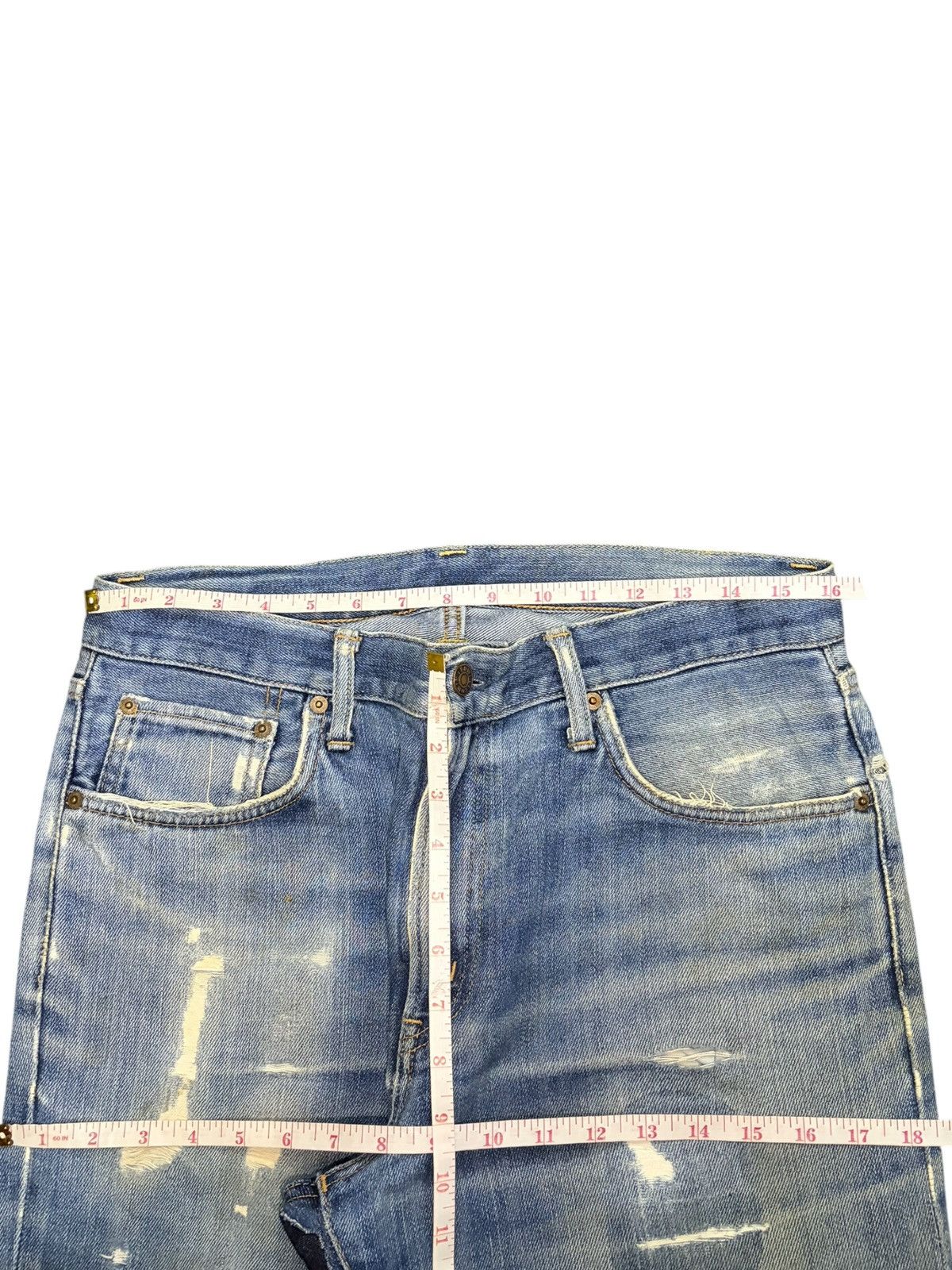 Edwin Japanese Edwin 503 Patches Distressed Loose Jeans Size US 32 / EU 48 - 6 Thumbnail