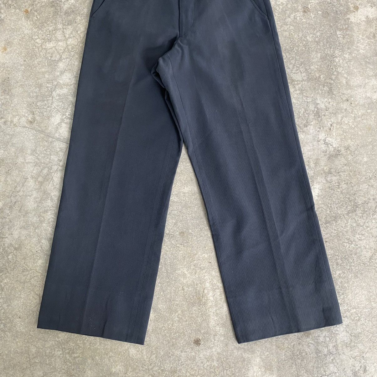 Emporio Armani 1990’s Emporio Armani Twill Cotton Wide Trouser Pants Size US 31 - 5 Thumbnail