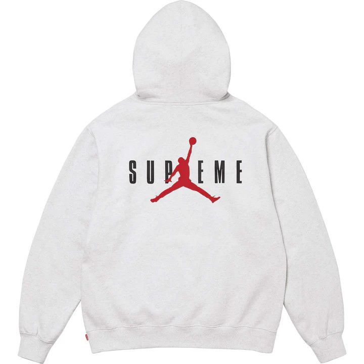 Jordan Brand × Supreme Supreme/Jordan Hooded Sweatshirt Size US S / EU 44-46 / 1 - 1 Thumbnail