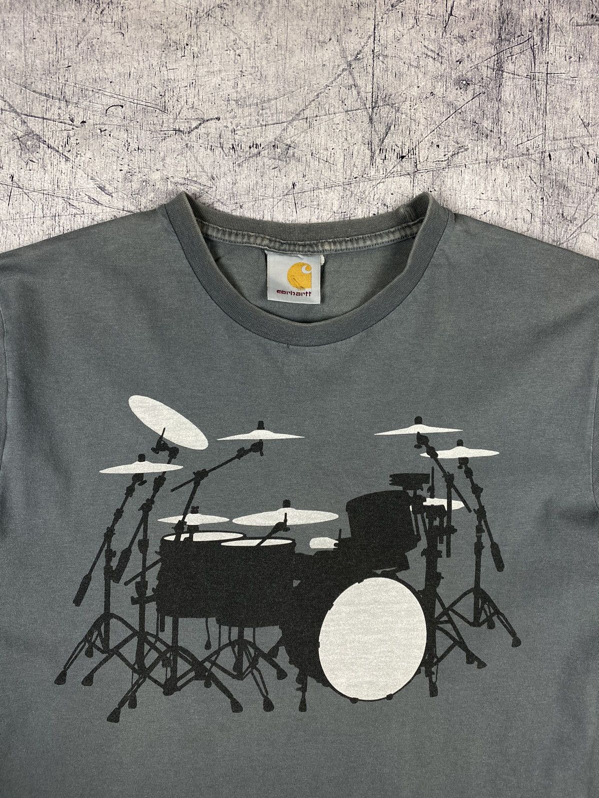 Carhartt Vintage Carhartt Drums Tee T Shirt Size US S / EU 44-46 / 1 - 5 Thumbnail