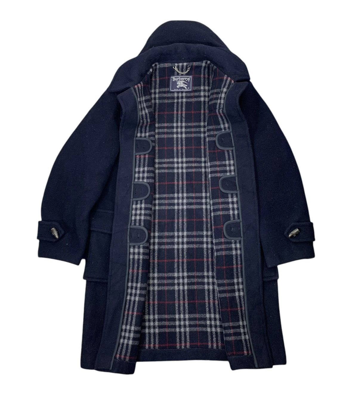 Burberry × Burberry Prorsum VINTAGE BURBERRYS OF LONDON TARTAN DUFFLE COAT Size US M / EU 48-50 / 2 - 1 Thumbnail